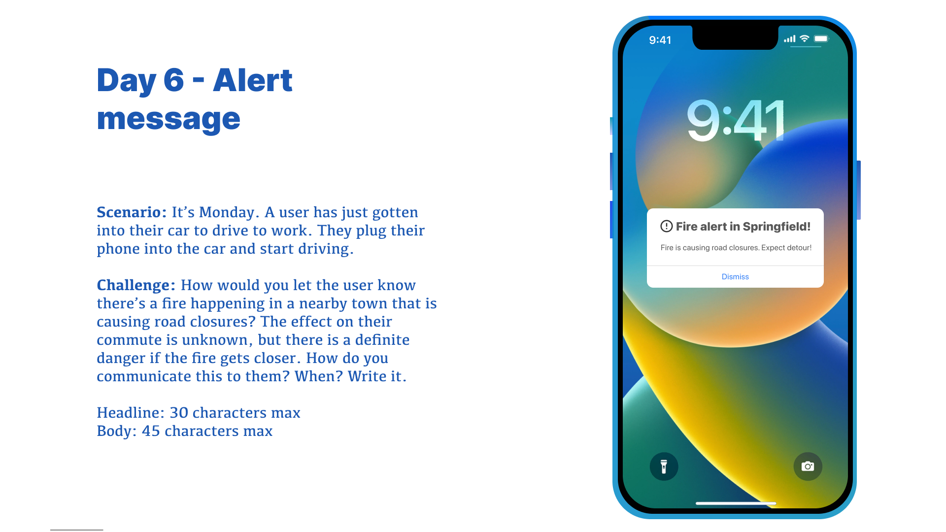 UX Writing Challenge: Day 6 - Alert Message
