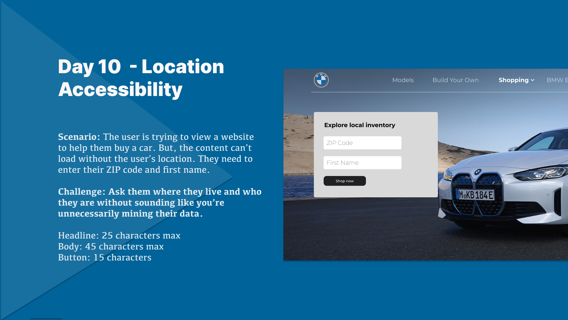 UX Writing Challenge: Day 10 - Location Accessibility