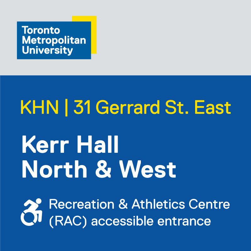 Design drawing of amended exterior signage that indicates the entrance is also used as an accessible entrance to an adjacent facility.