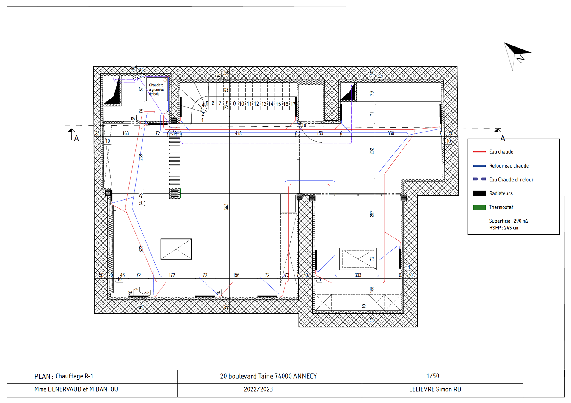 Plan chauffage