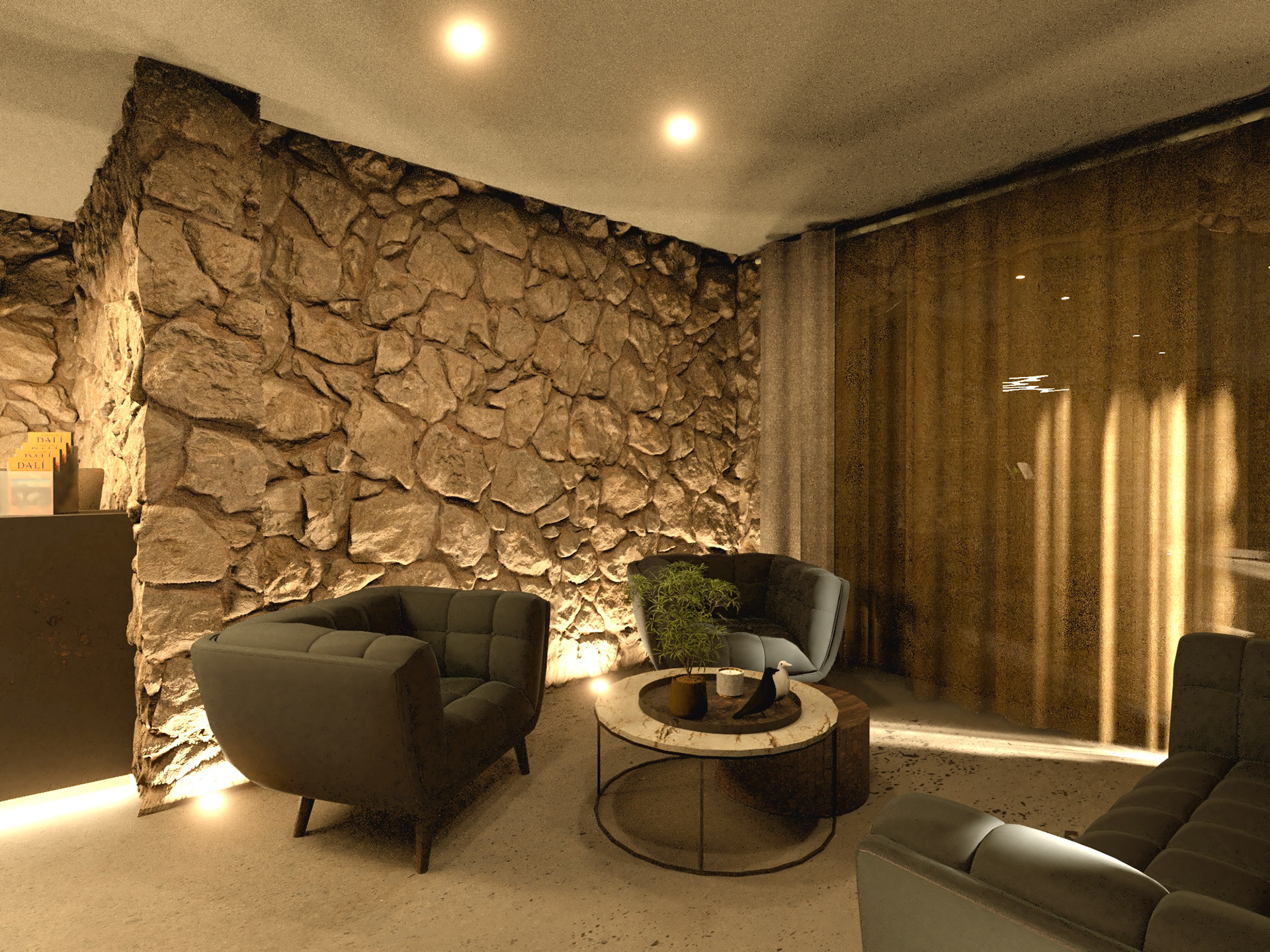 3D petit salon