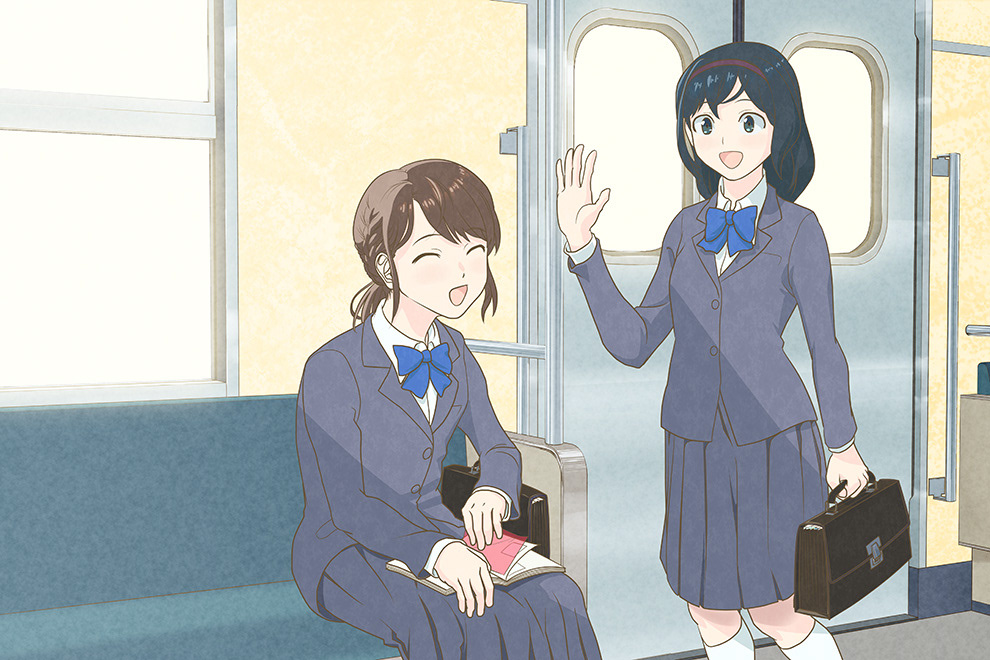 『勉強・学習』_電車で通学