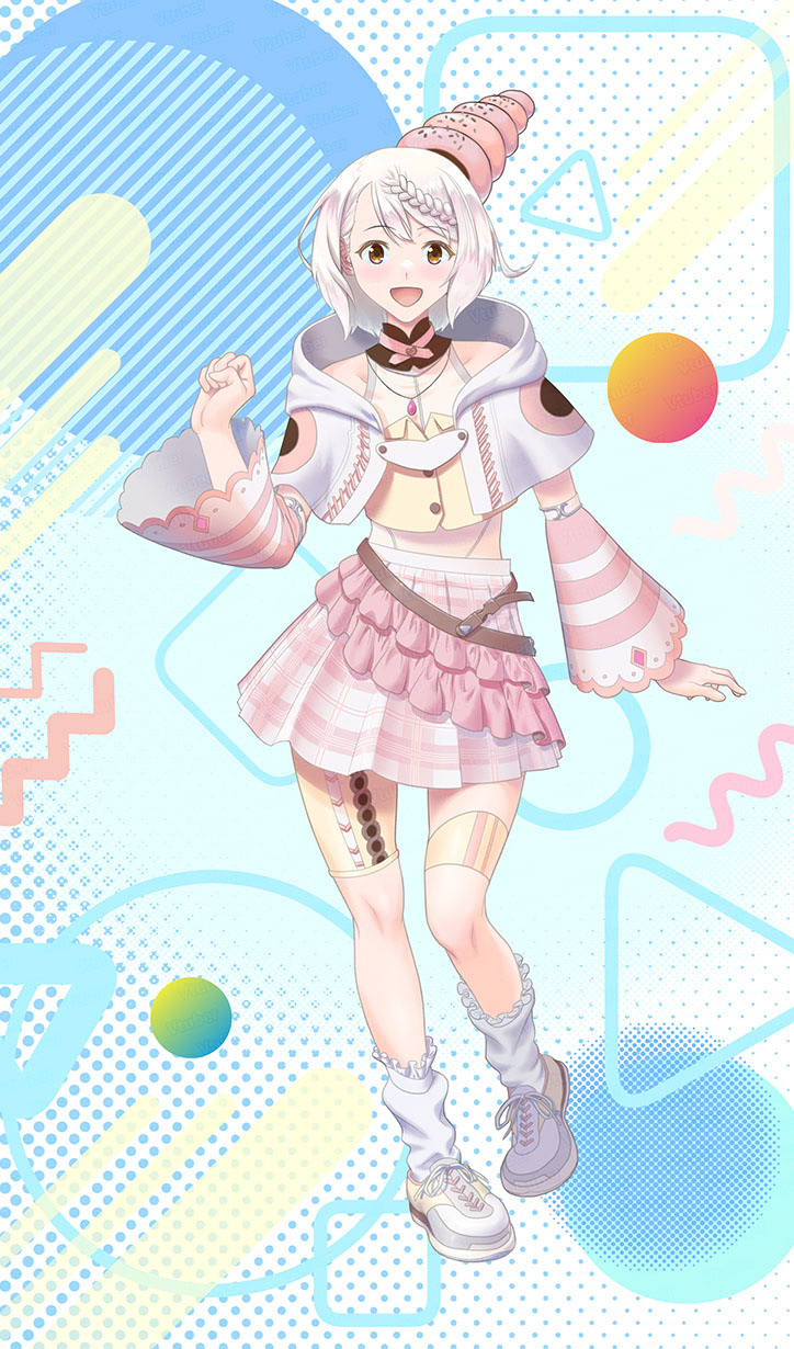 Vtuber向けキャラデザイン「小転寝すなお(こころね すなお)」