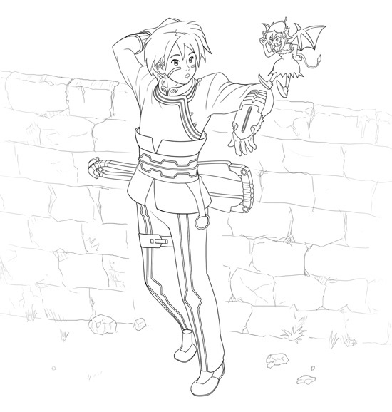 ラフ案_キャラ草案C弱