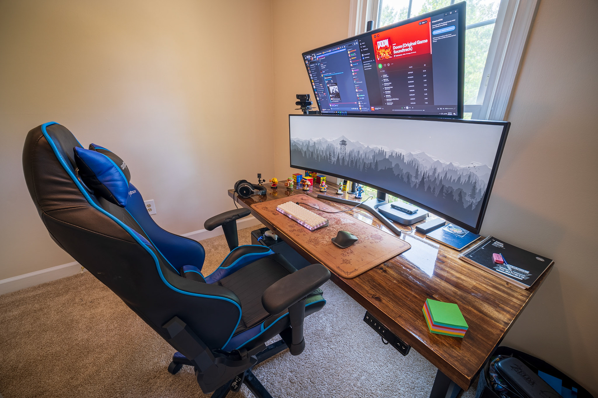 Office Desk. July 23rd, 2021. Shot with Sony a6600 w/ Laowa 9mm f2.8 Zero-D Lens. 5 Layer HDR Exposure.