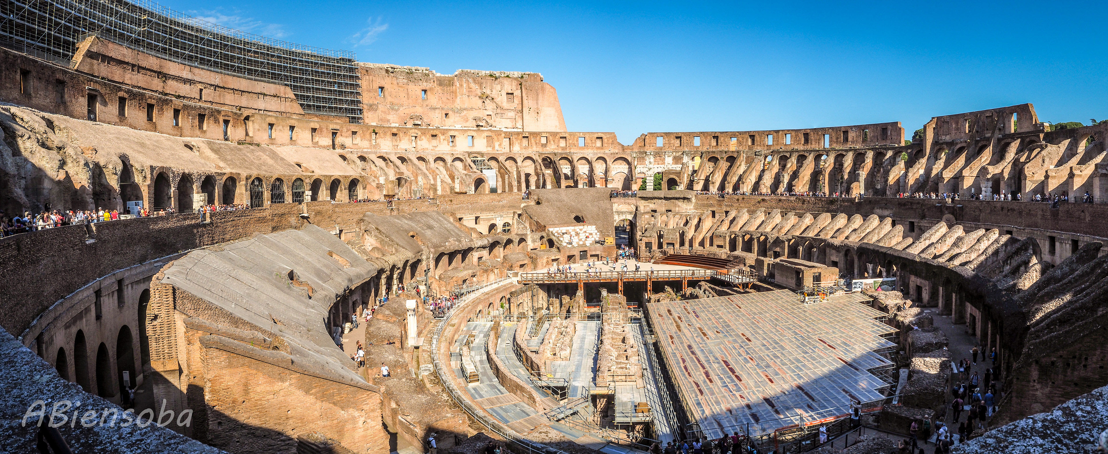 Panorámica del Coliseo Romano