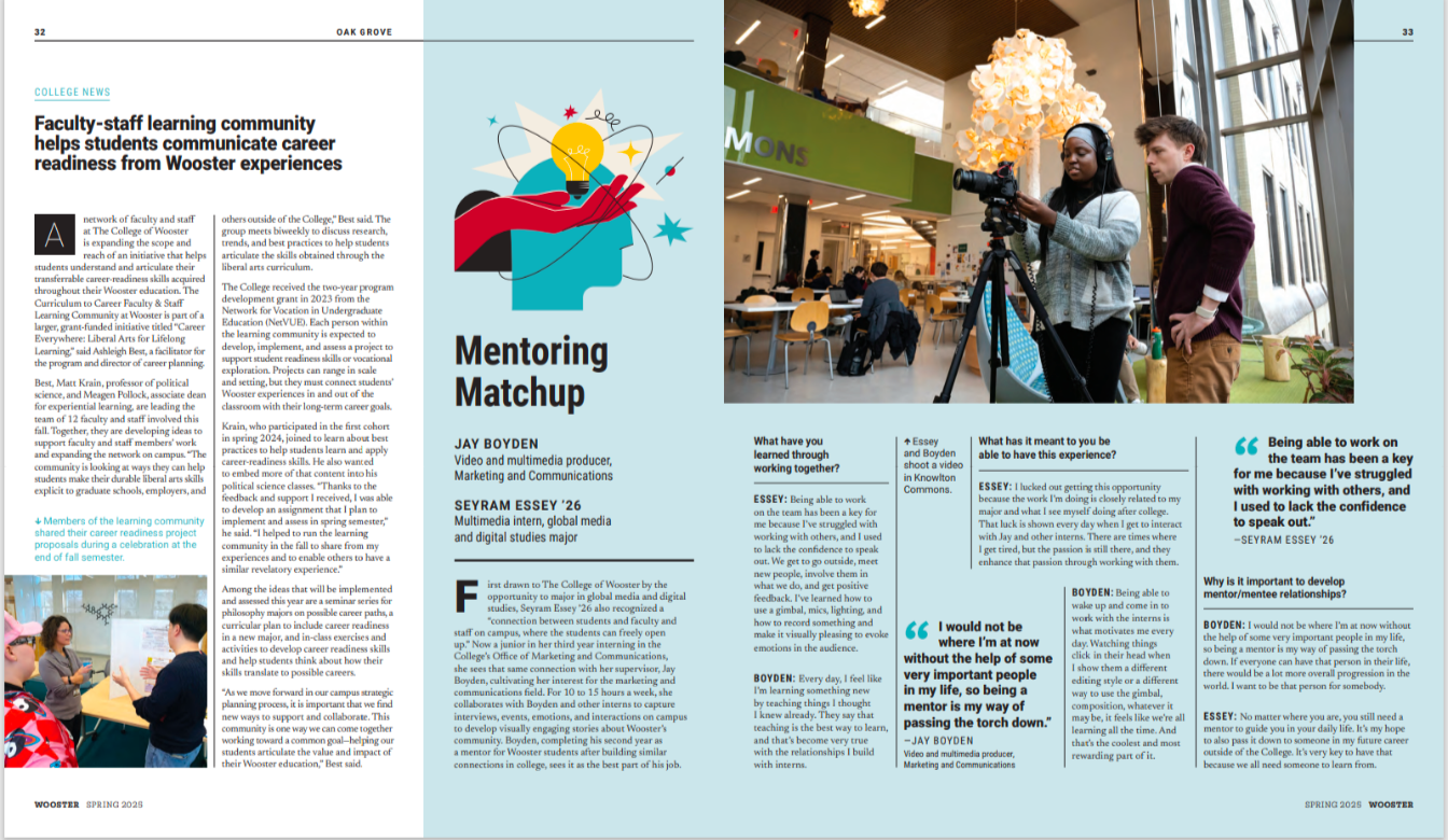 Article Feature - Wooster Magazine - 2024