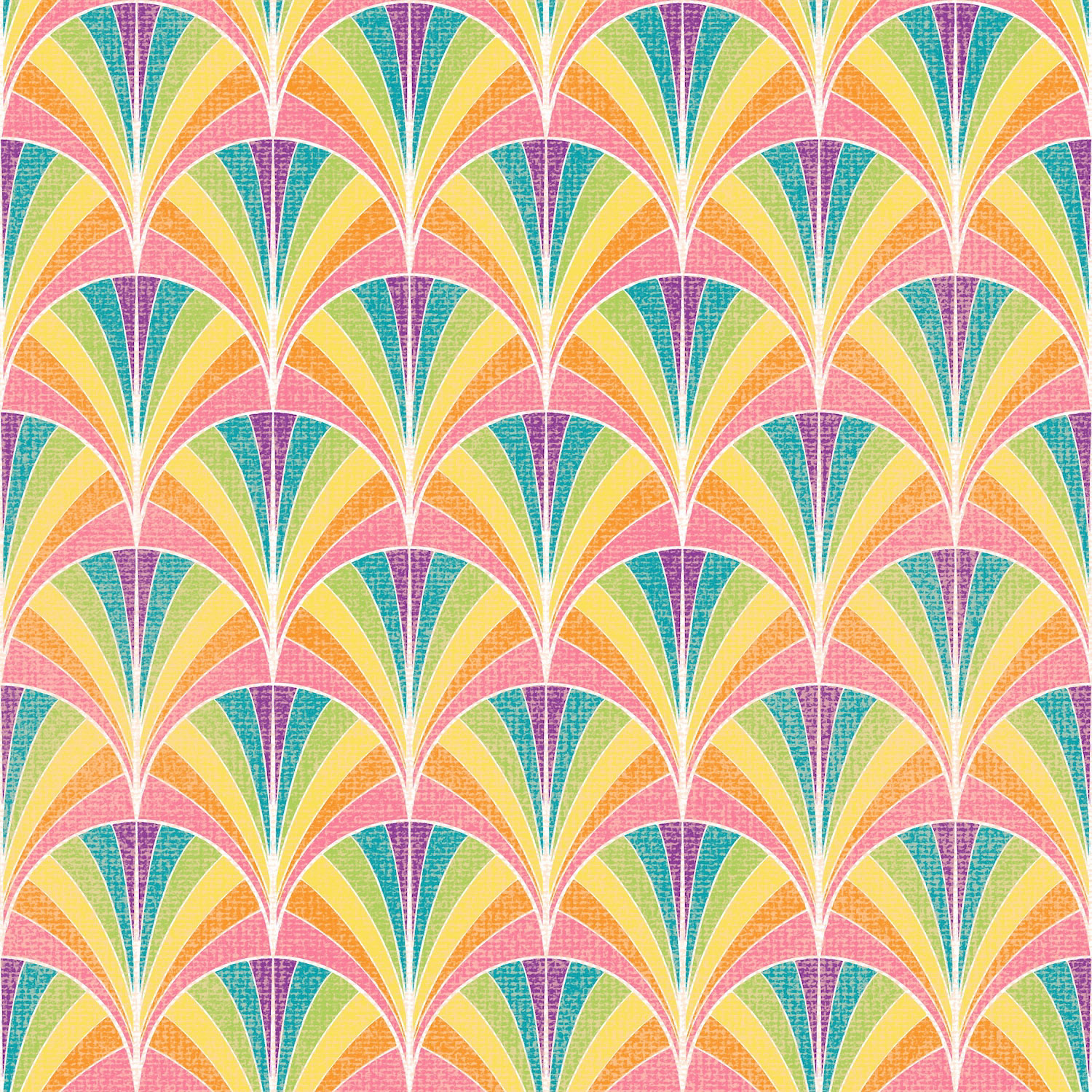 Rainbow Fan Pattern