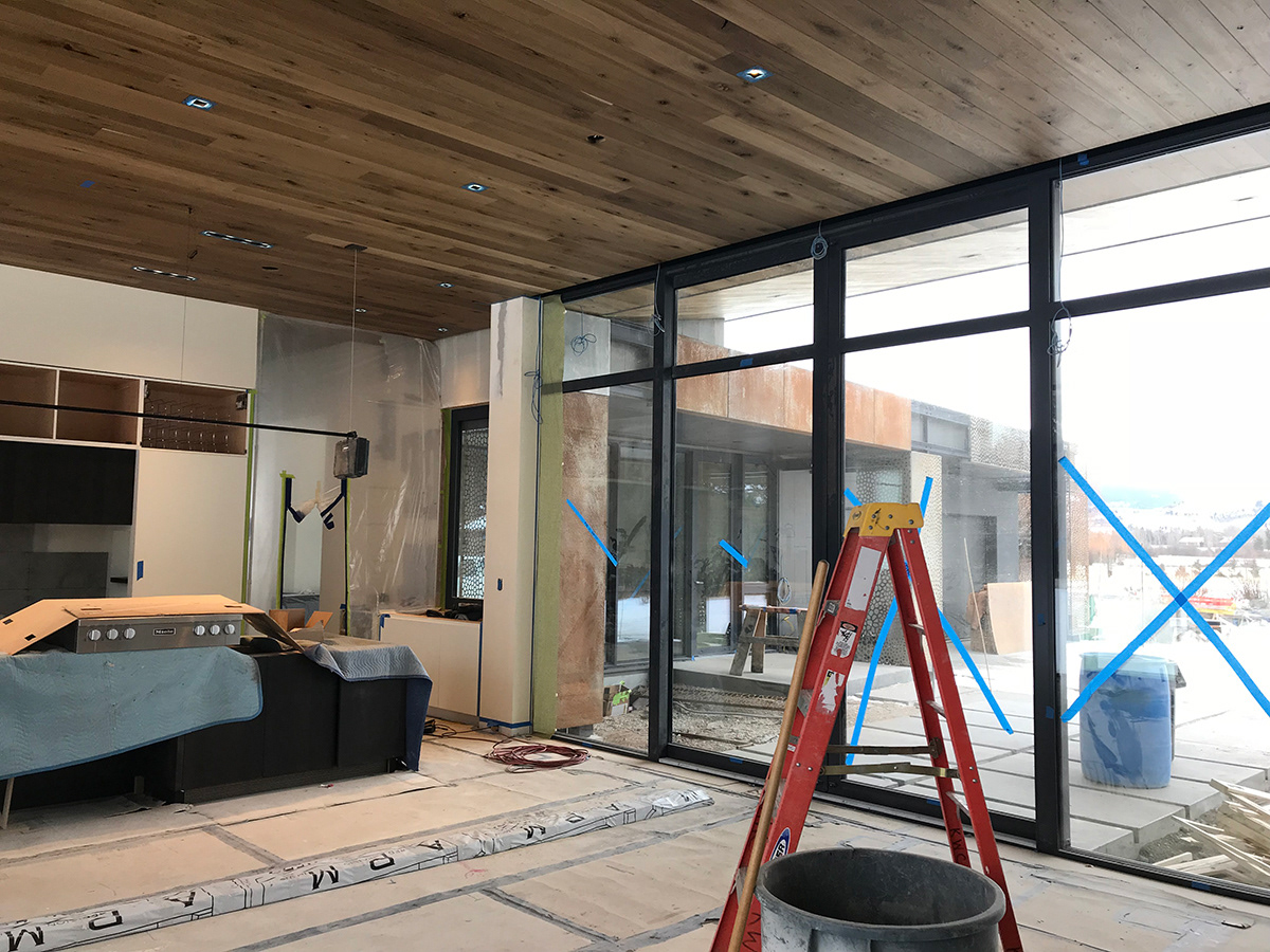 View of interior living room space
