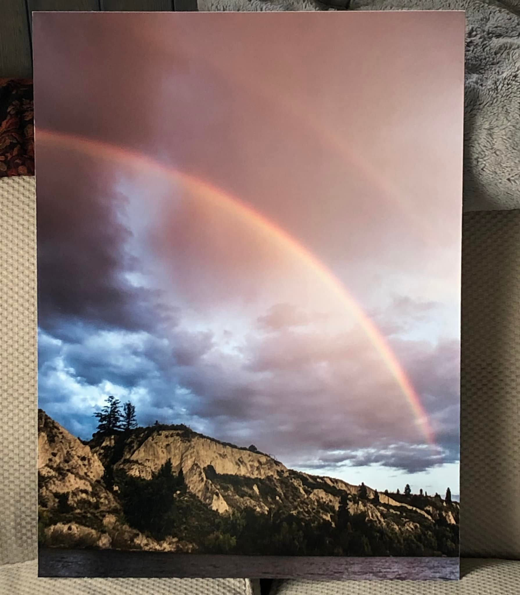 Rainbow over the Naramata Bench, BC