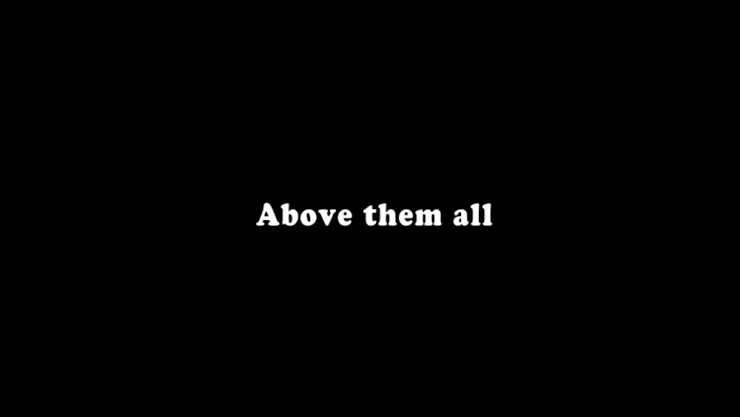 Example of kinetic subtitles