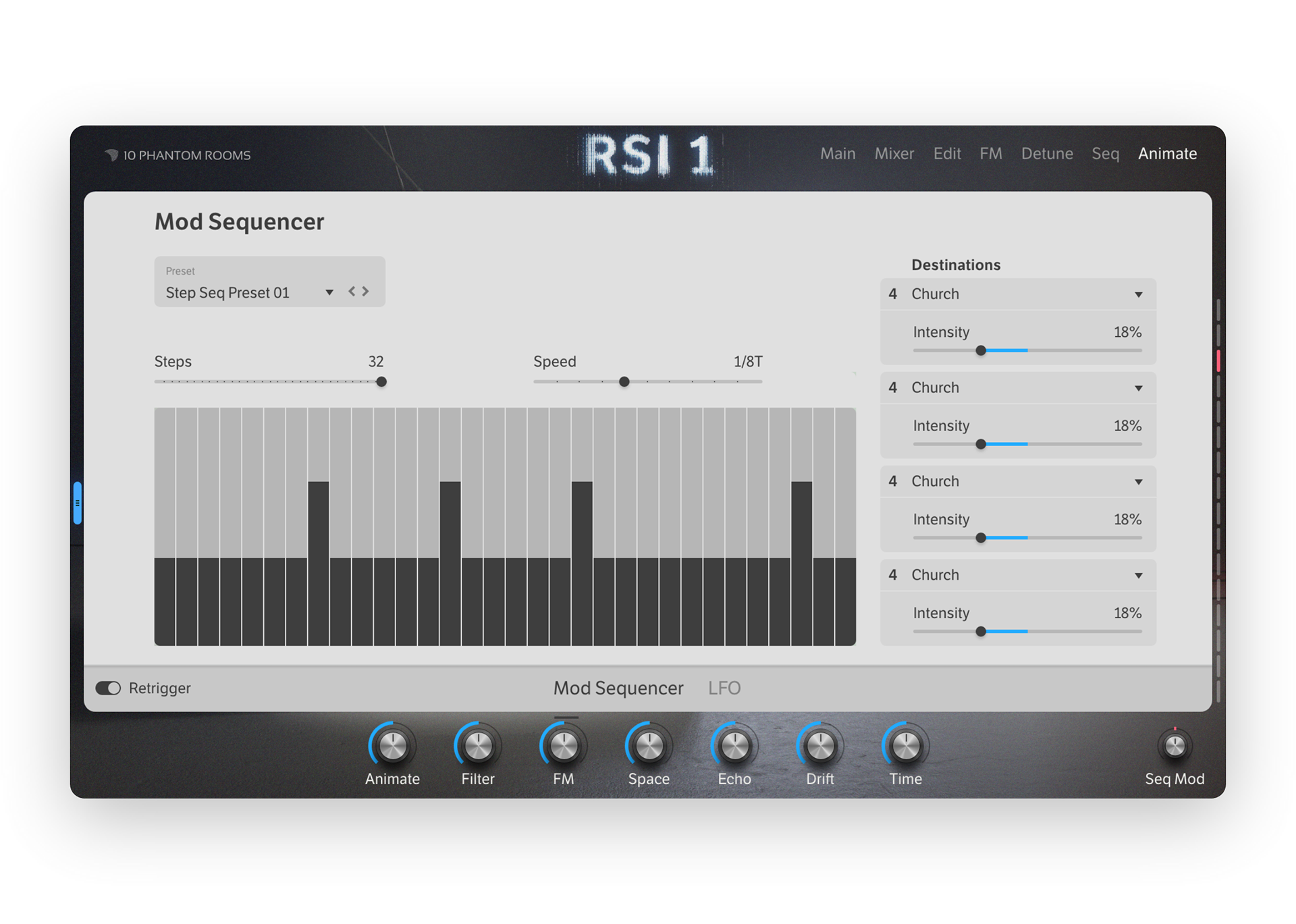 Animate Page - Mod Sequencer