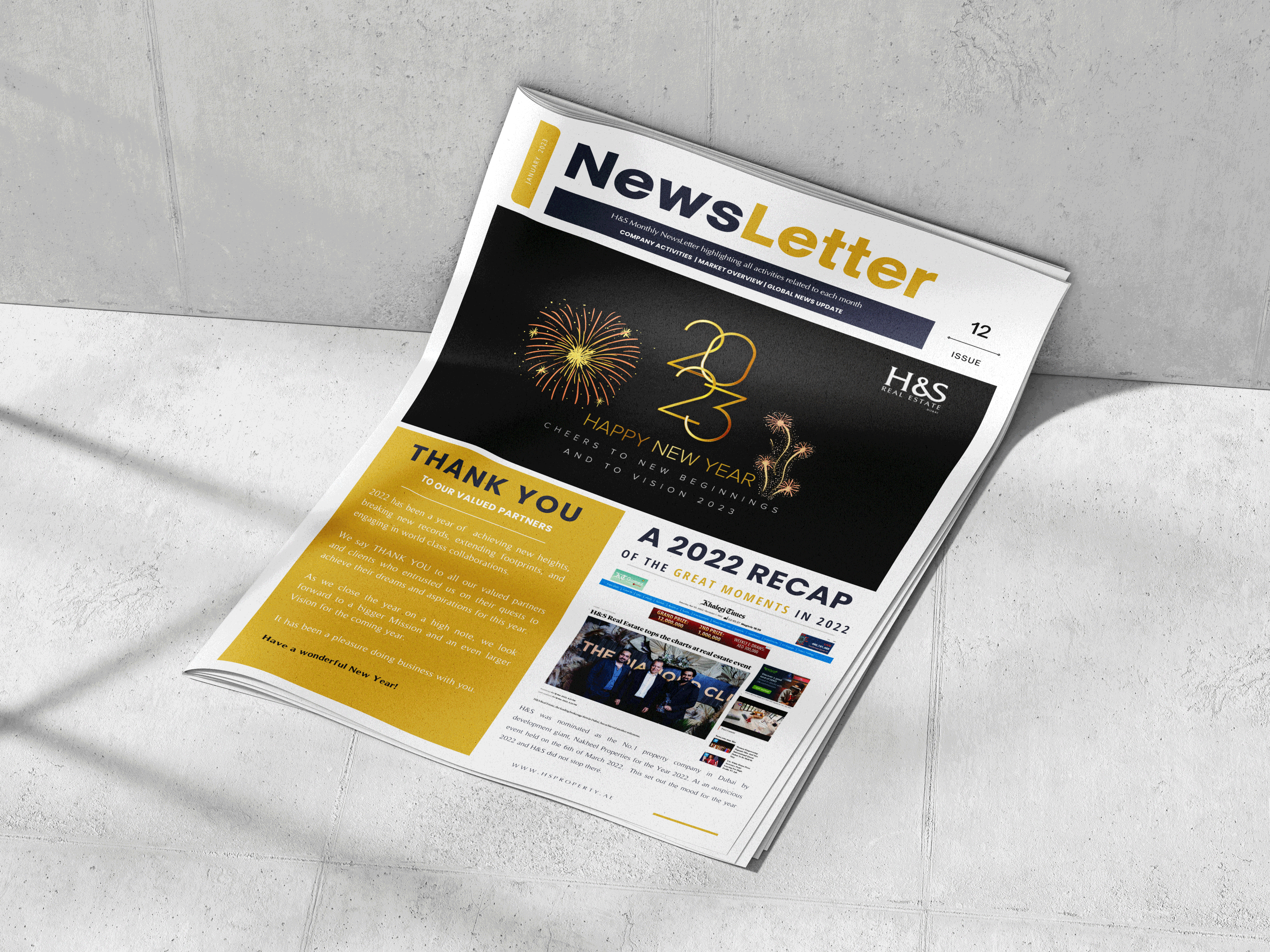 Newsletter magazines