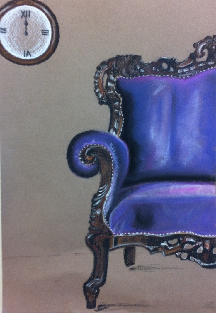 Chalk Pastel Pencils, Furniture Series, 2015