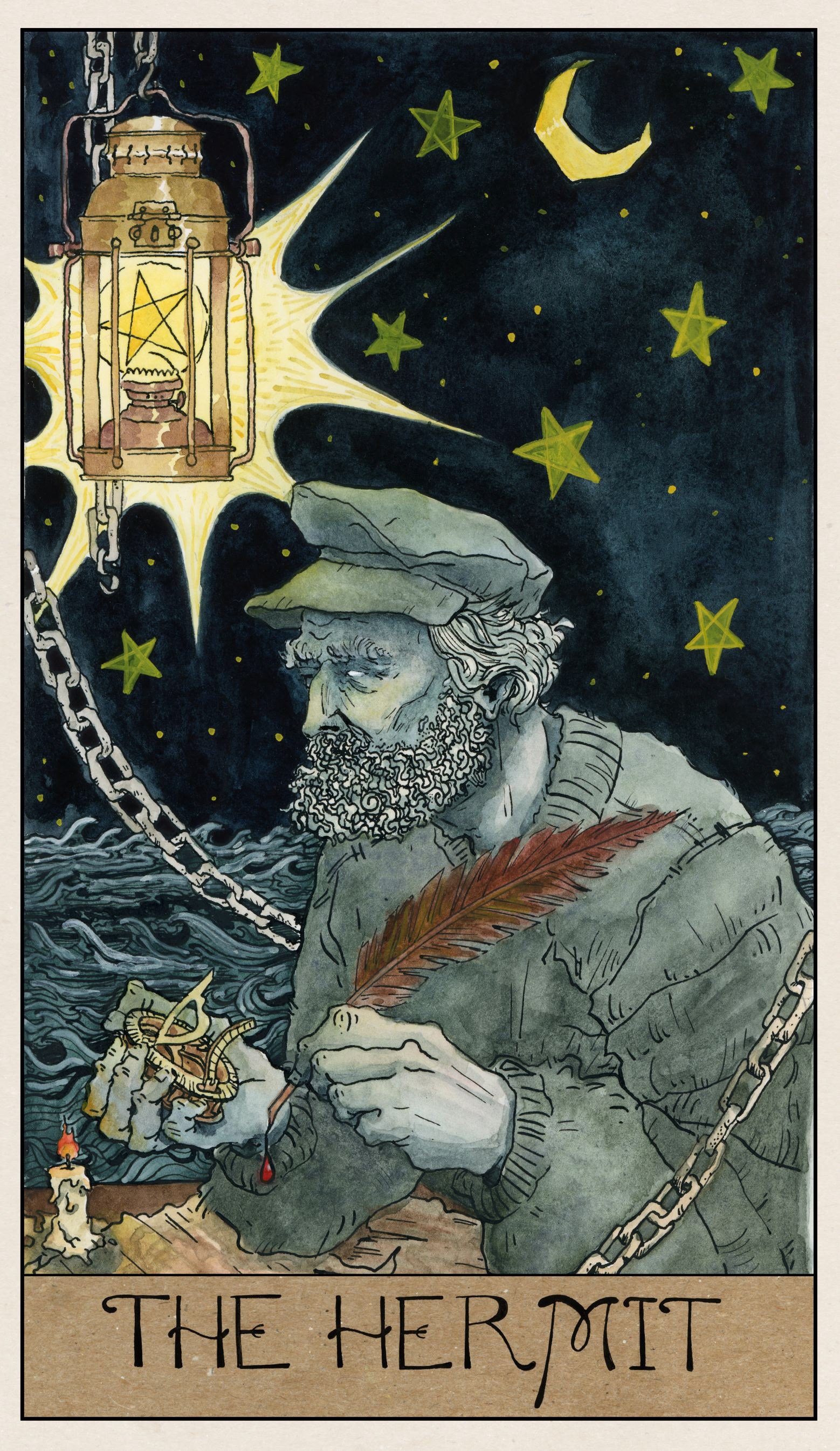 Moby Dick Tarot for Poltergeist Theater Company