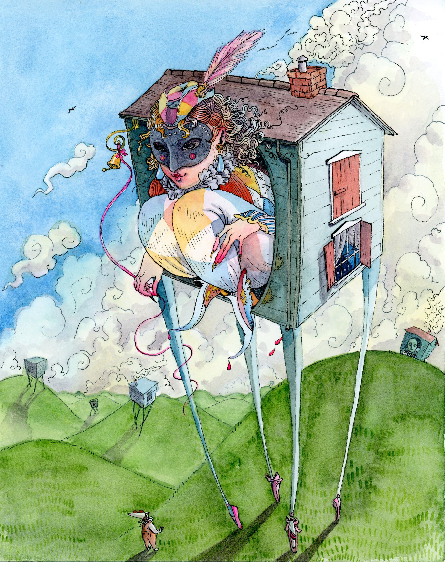 "Farewell to my Lover", painting done for dream-themed group exhibition