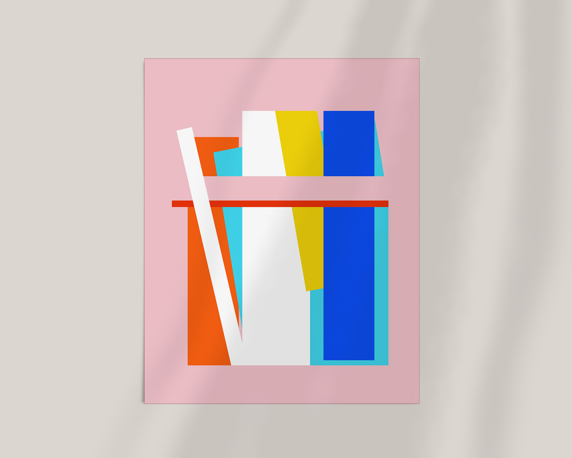 Poster abstrakt - auch als Original auf Leinwand by Susann Pfeiffer für Chilli & Jens