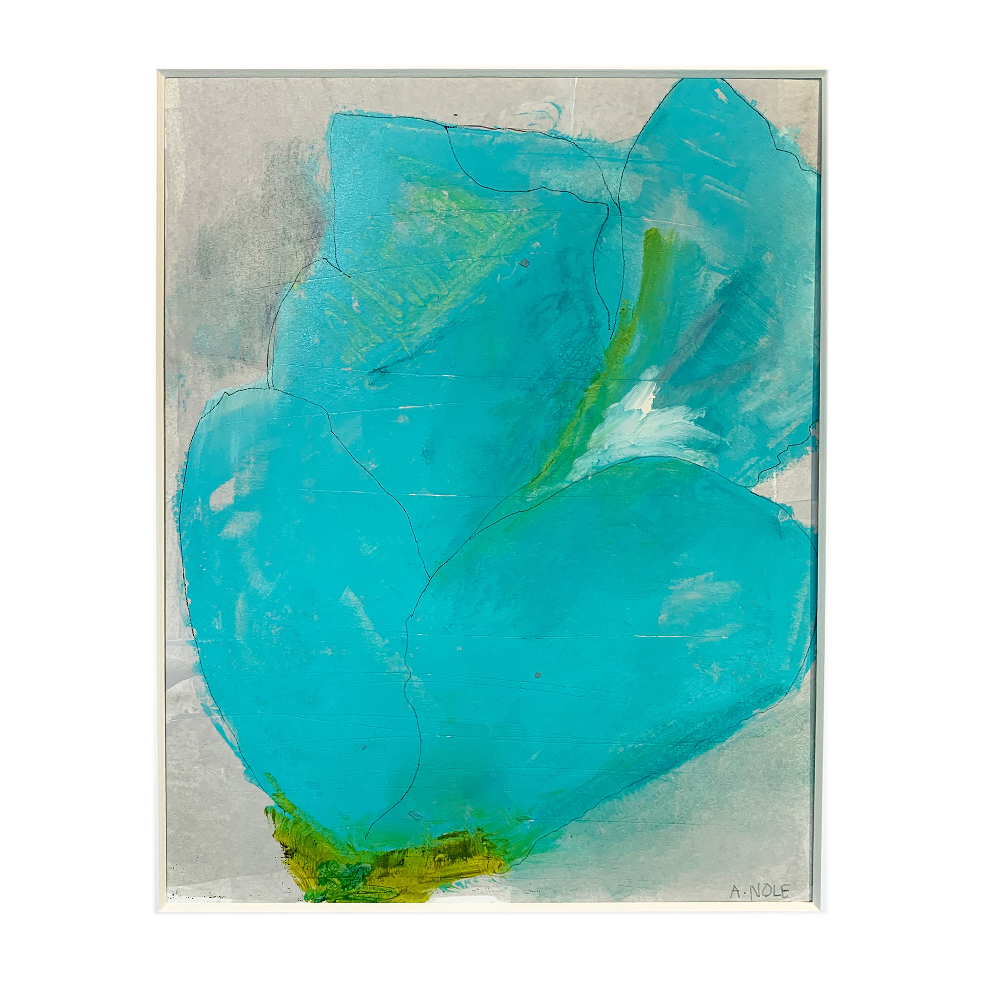 Bluessom | Framed Size 14 x 17