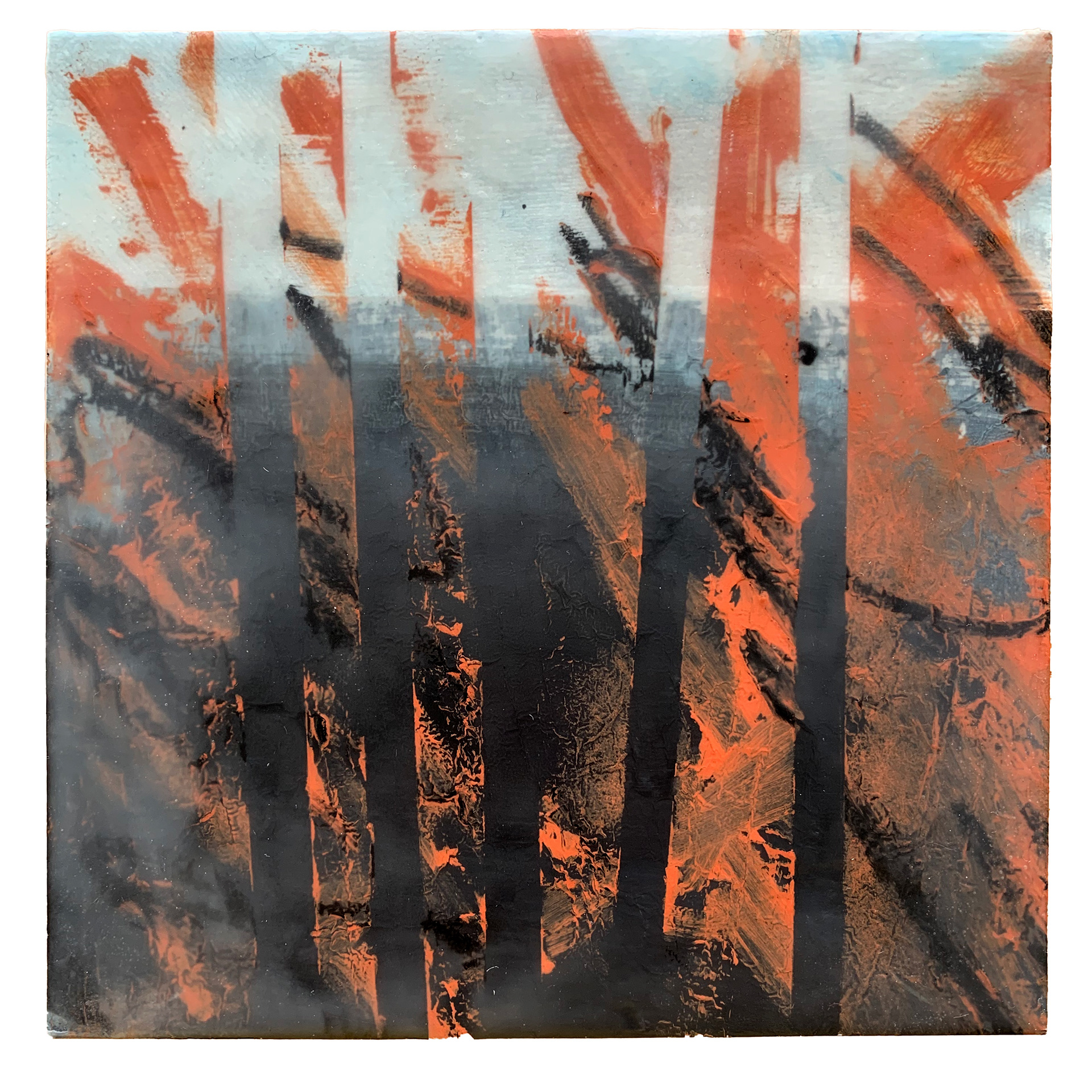 Burning Trees | 6 x 6 Panel
