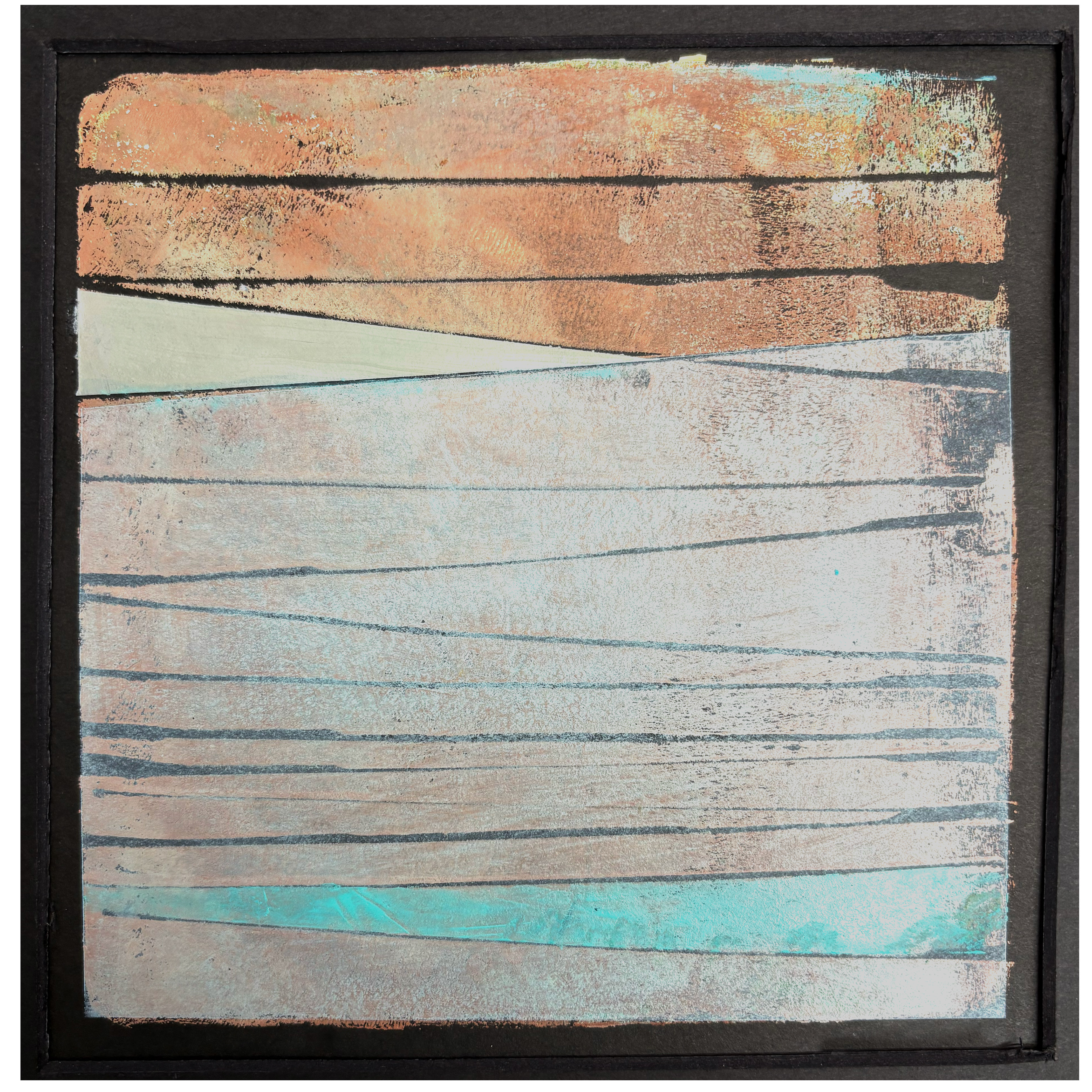 Strata | Framed Size 12 x 12