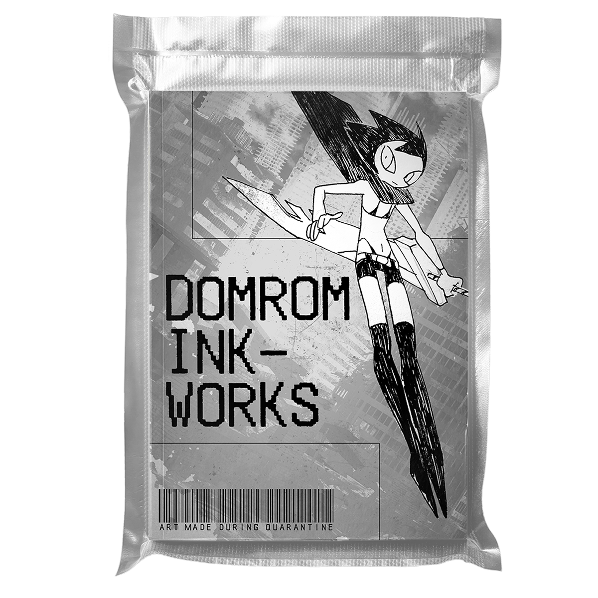 Artbook featuring my pen and ink sketches from quarantine