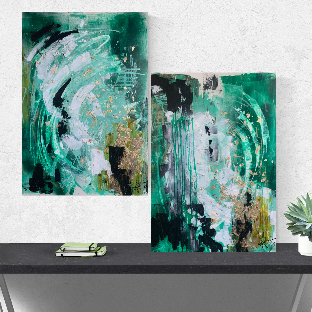 geheimnisvolles Grün- und Wasserfall-Set 760€
