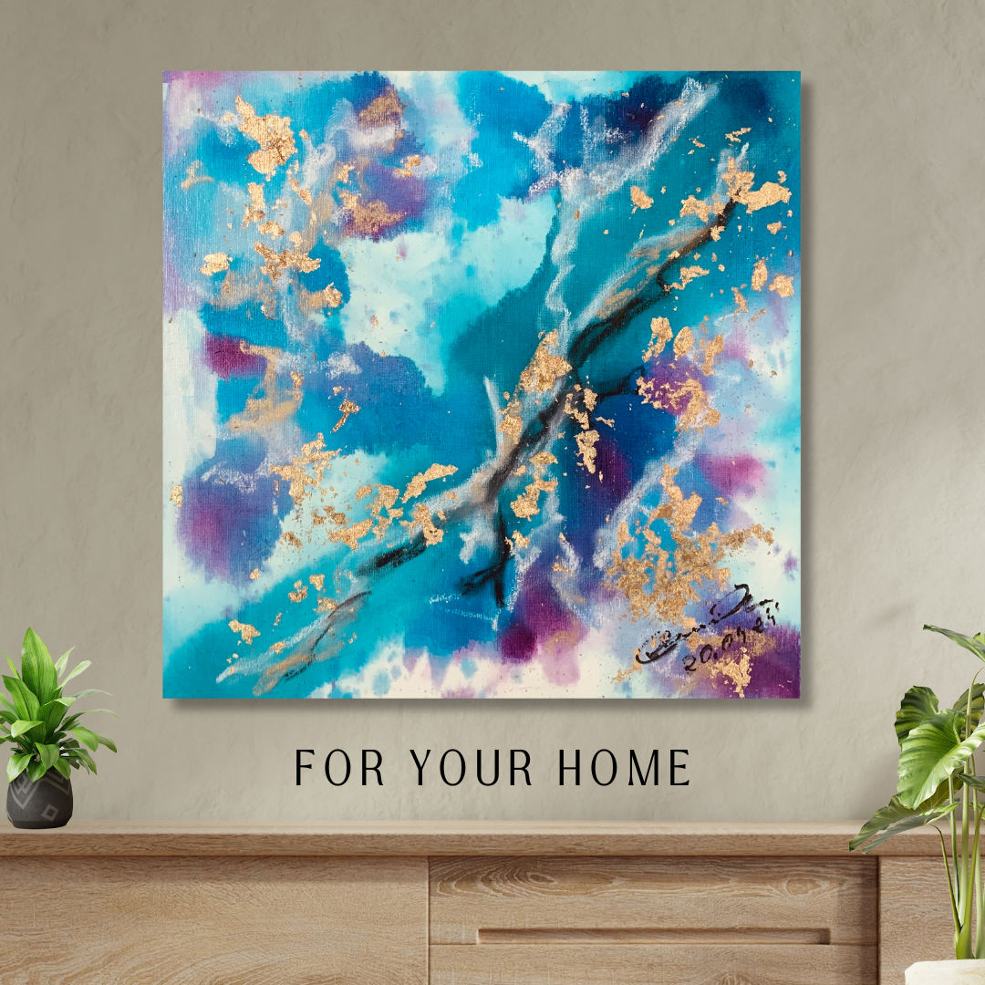 40x40cm "Sanfter Morgen" 150€ VERKAUFT