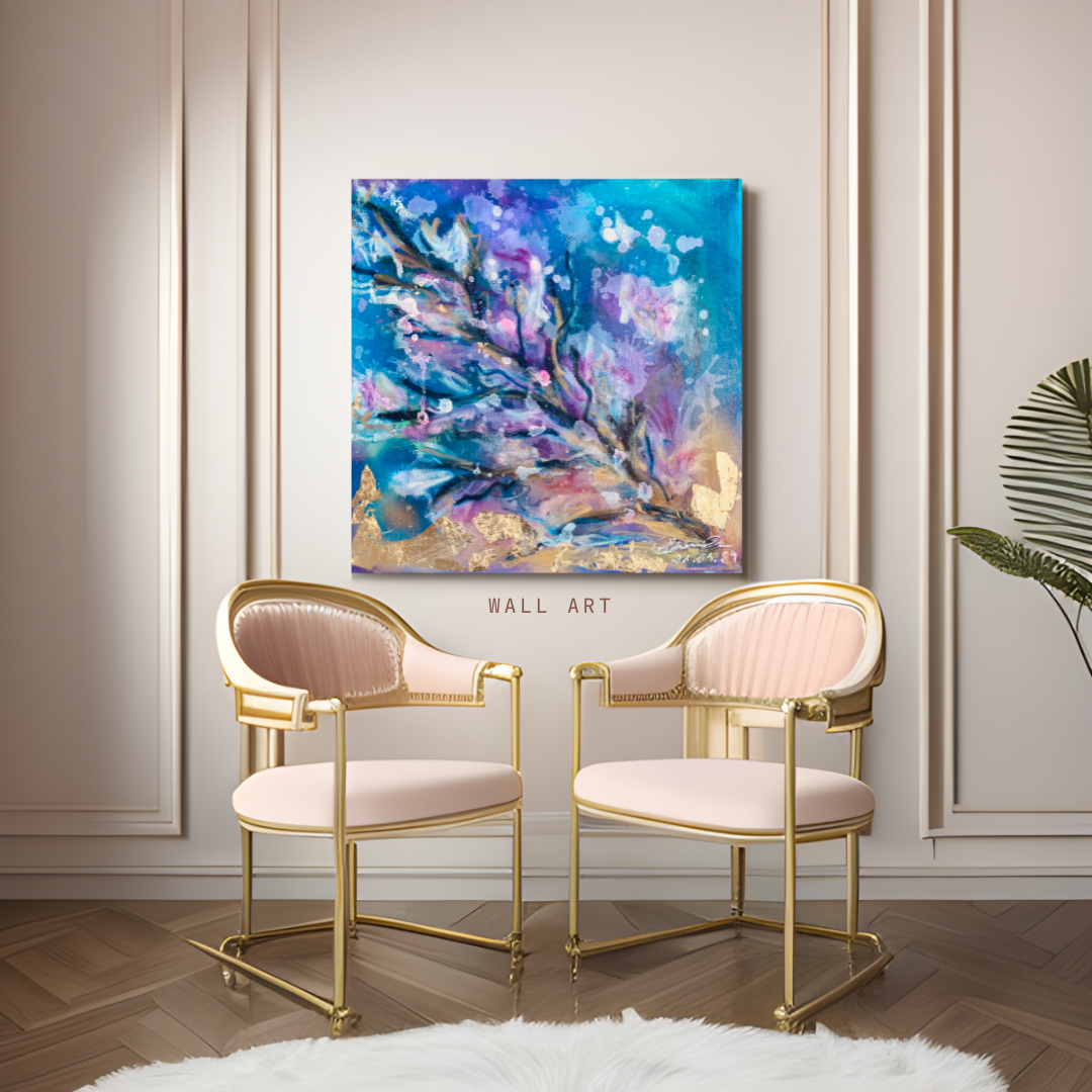 40X40 cm „Kirschblüten“ 150€ VERKAUFT