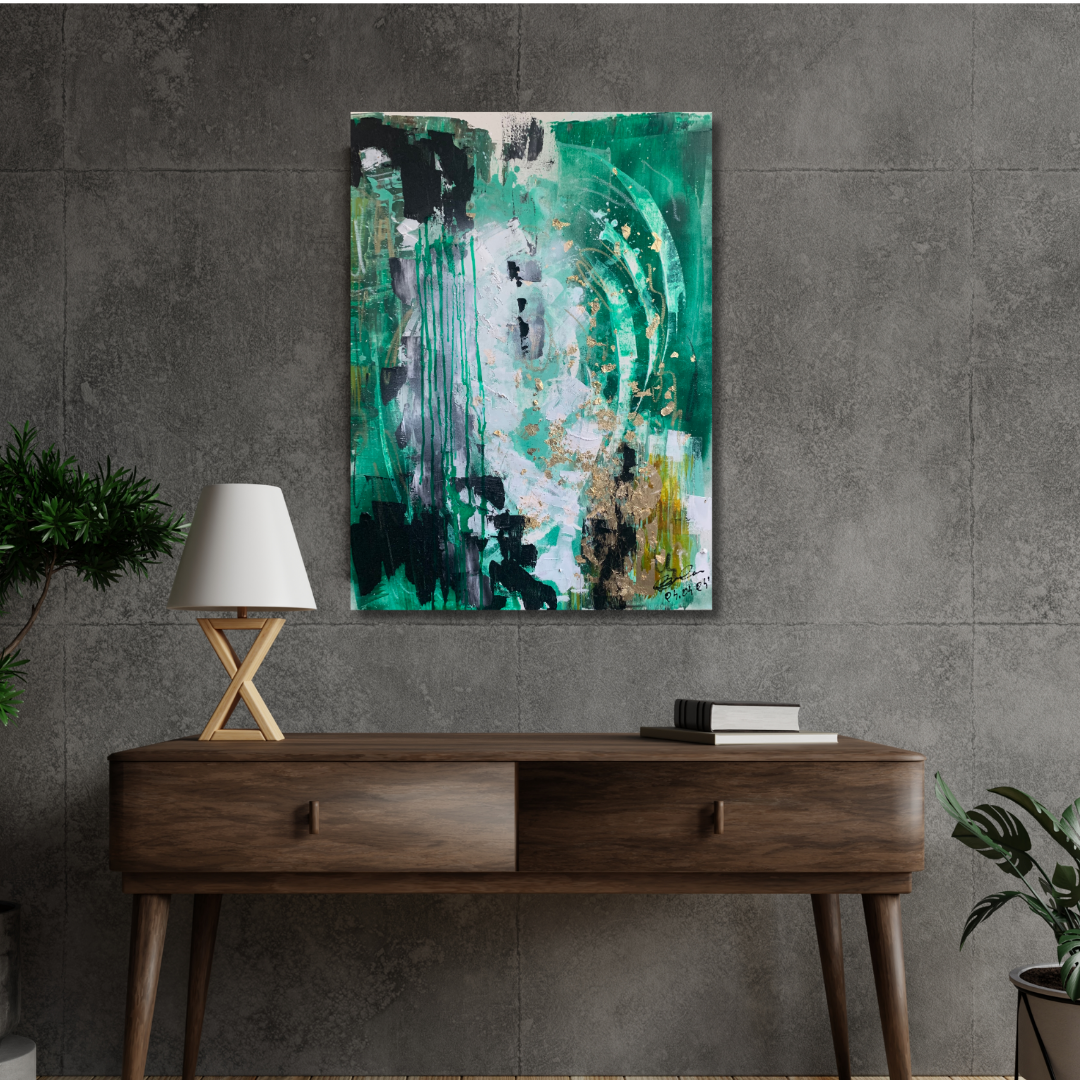 50x70cm "Wasserfall" 420€