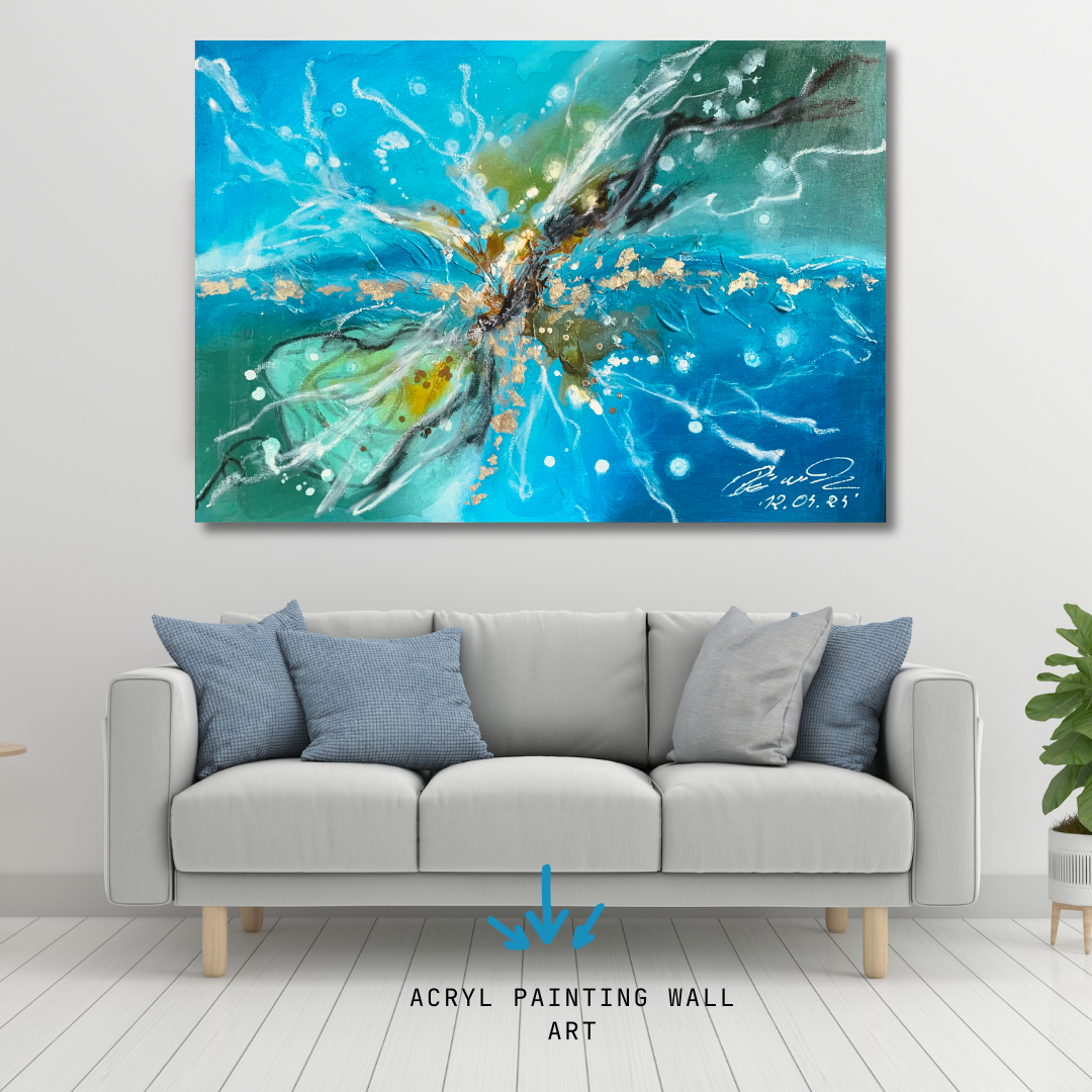 70x50cm "Neuronen" 380€