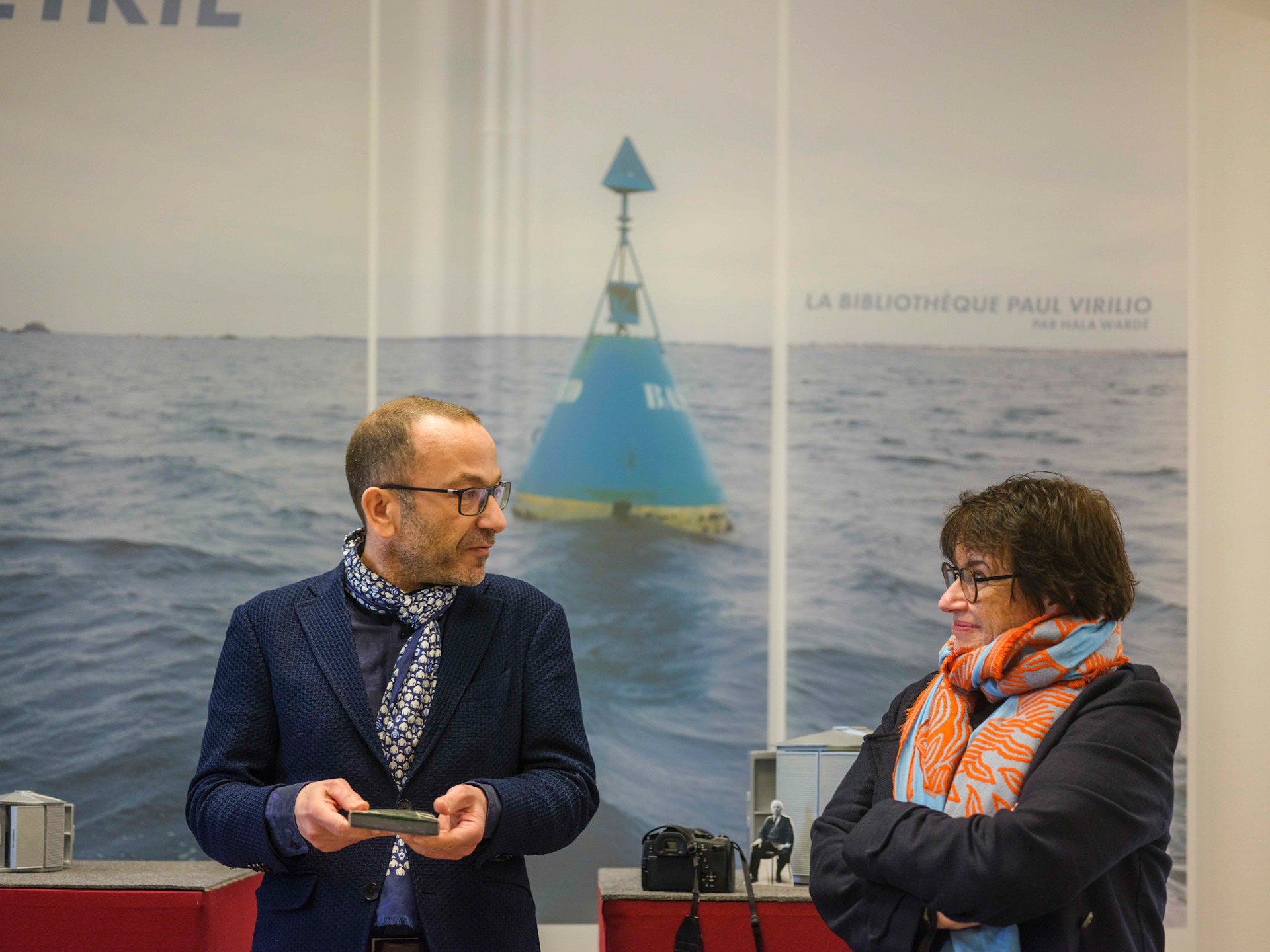 Elie Ayache et sophie Virilio