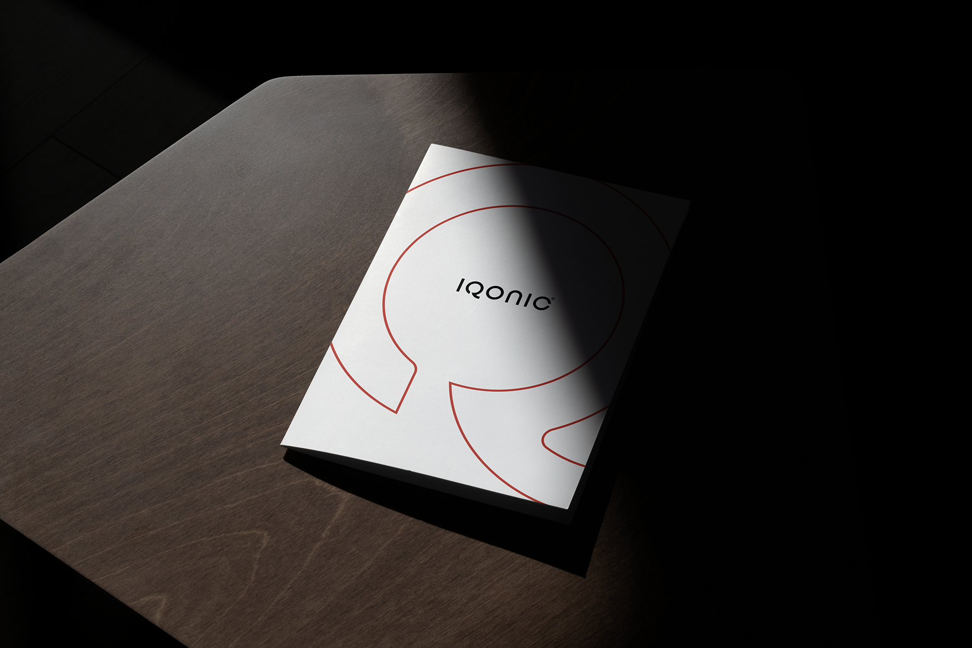 Branded Folder on Table