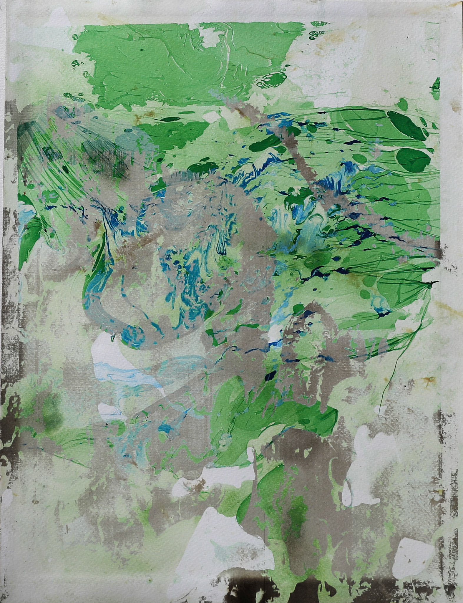 Différents types d'encre, lasérisation, 40 x 30 cm