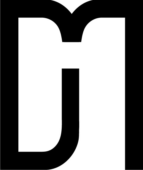 Daniellia Marshall's Logo consisting of an intertwined D and M and my full name spelled out to the right of it. 