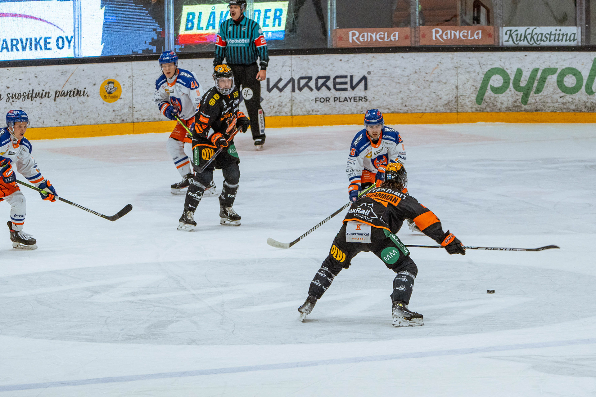 Veto lähdössä KooKoon Gustav Bourammanilta.