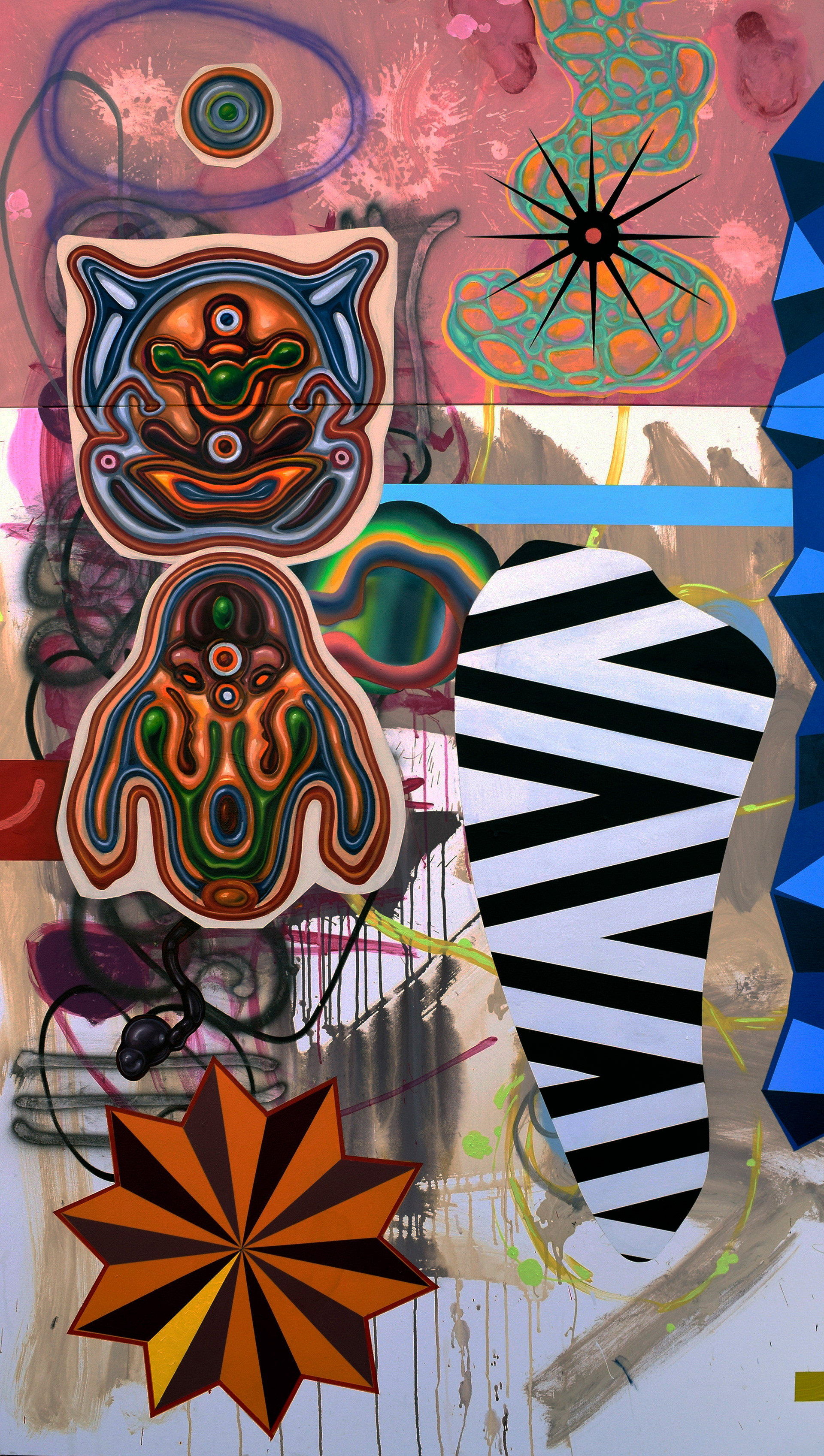 You Are the Next to Be Eaten, 2017, 48"x84"