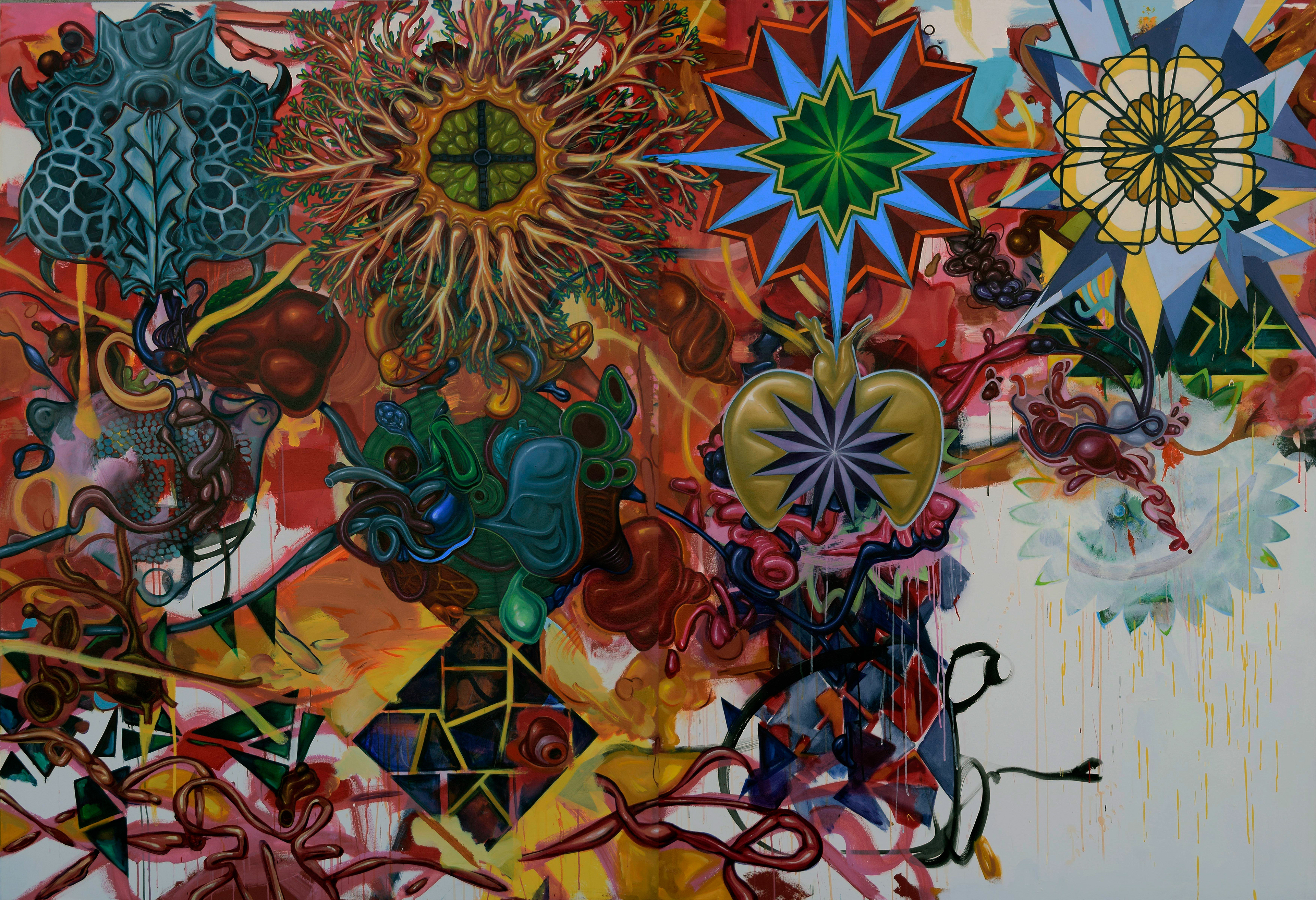 We Came Here To Bring Home Here, 2015, 84"x120"