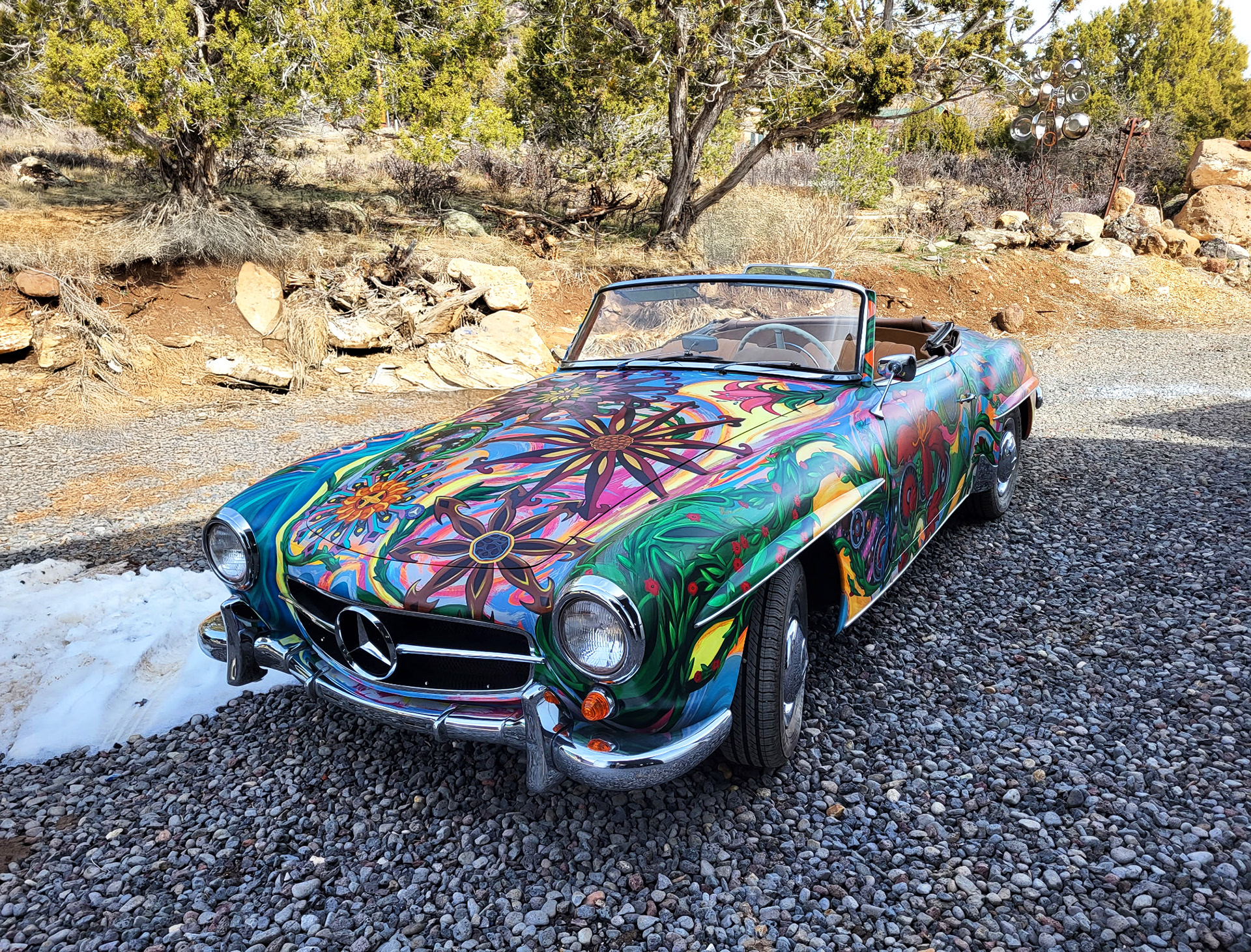 "Celestial Carnival" 1956 Mercedes 190SL