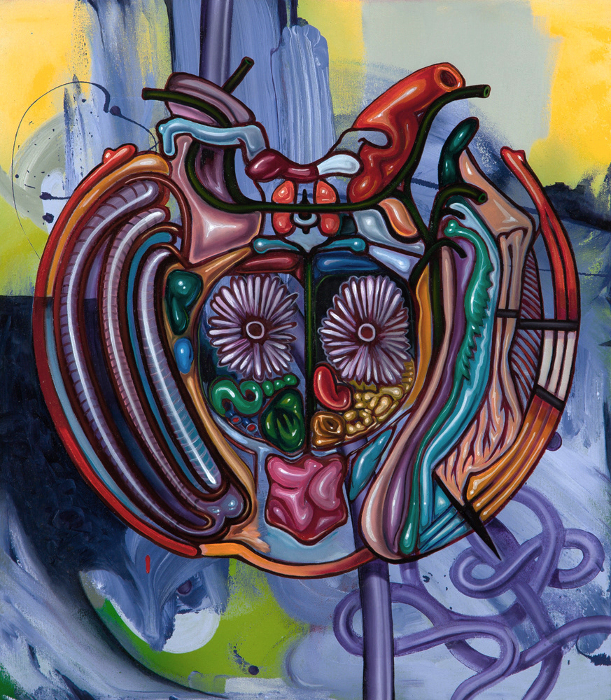 Common Ancestor Mask, 2014, 23"x26