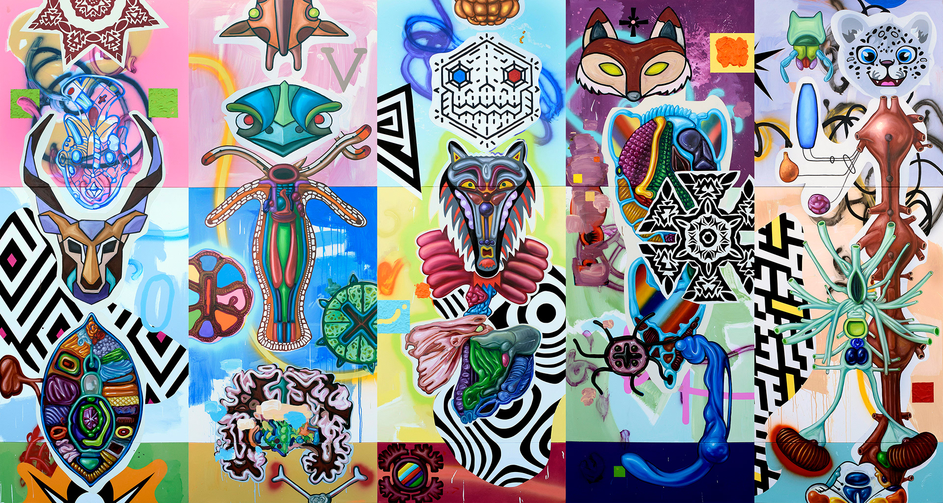 Mural for Valley Metro. We Are Playful But We Are Not Playing Games, 2017