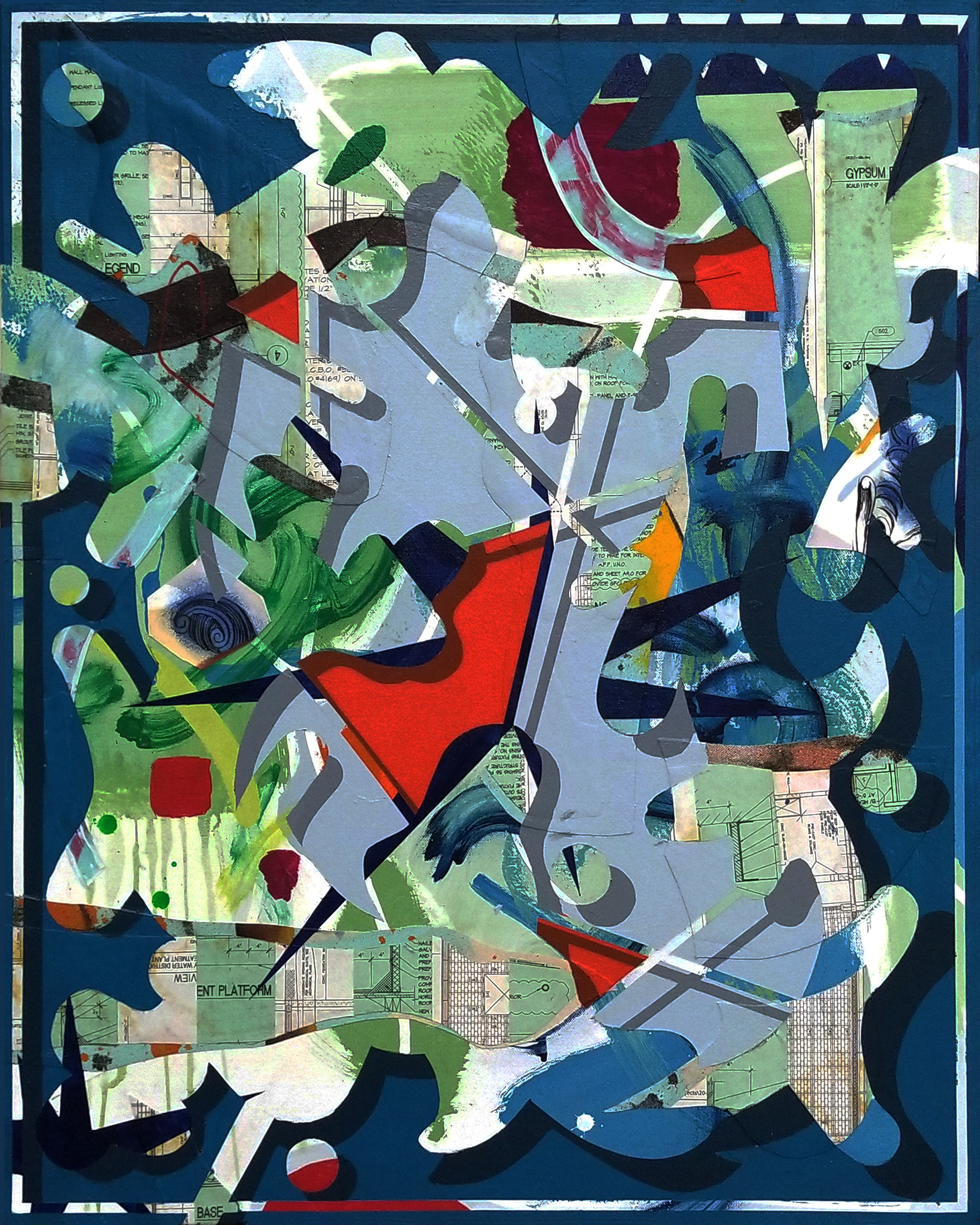 Not for Construction, 2019, 18"x24"