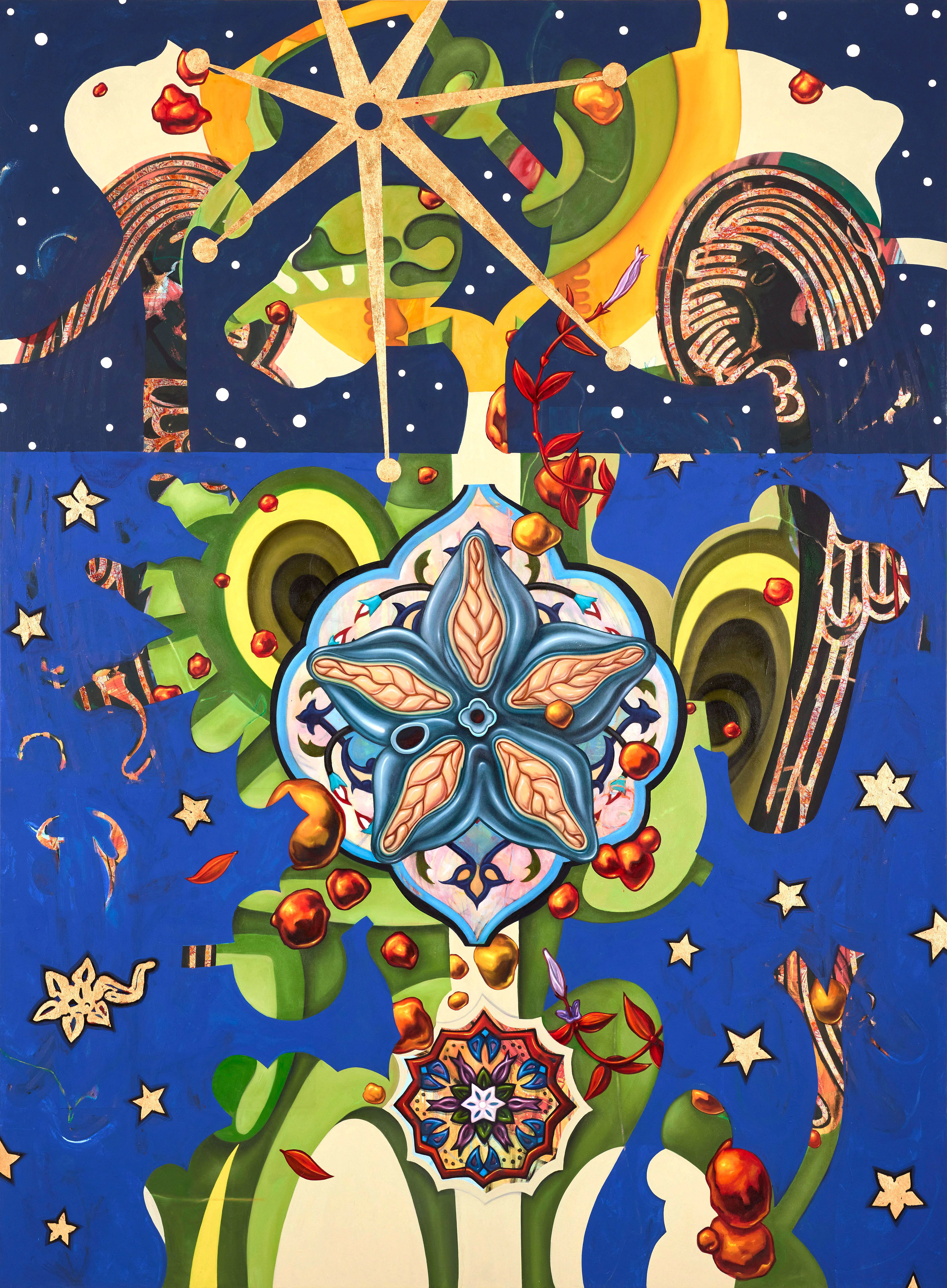 Birth of a Star, 2022, 84”x114”