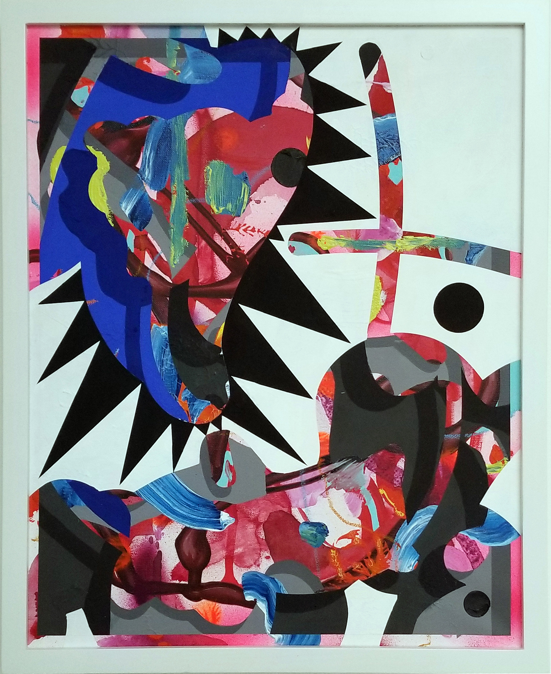 Hackles, 2020 16”x20”