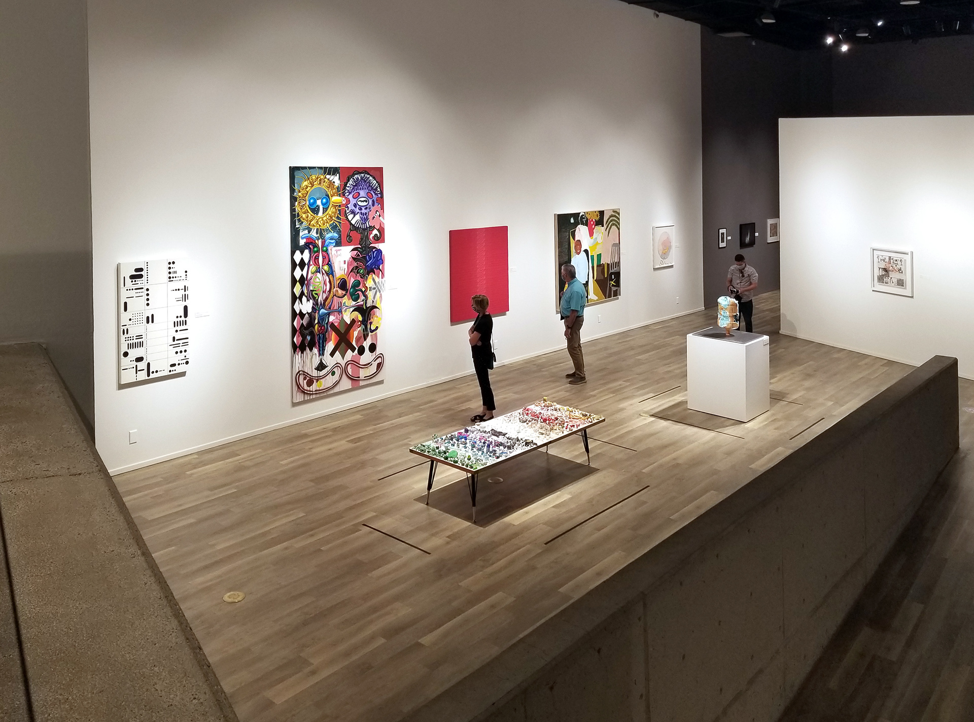 Tender Tendrils (second from left) The Arizona Biennial 2020, Tucson Museum of Art