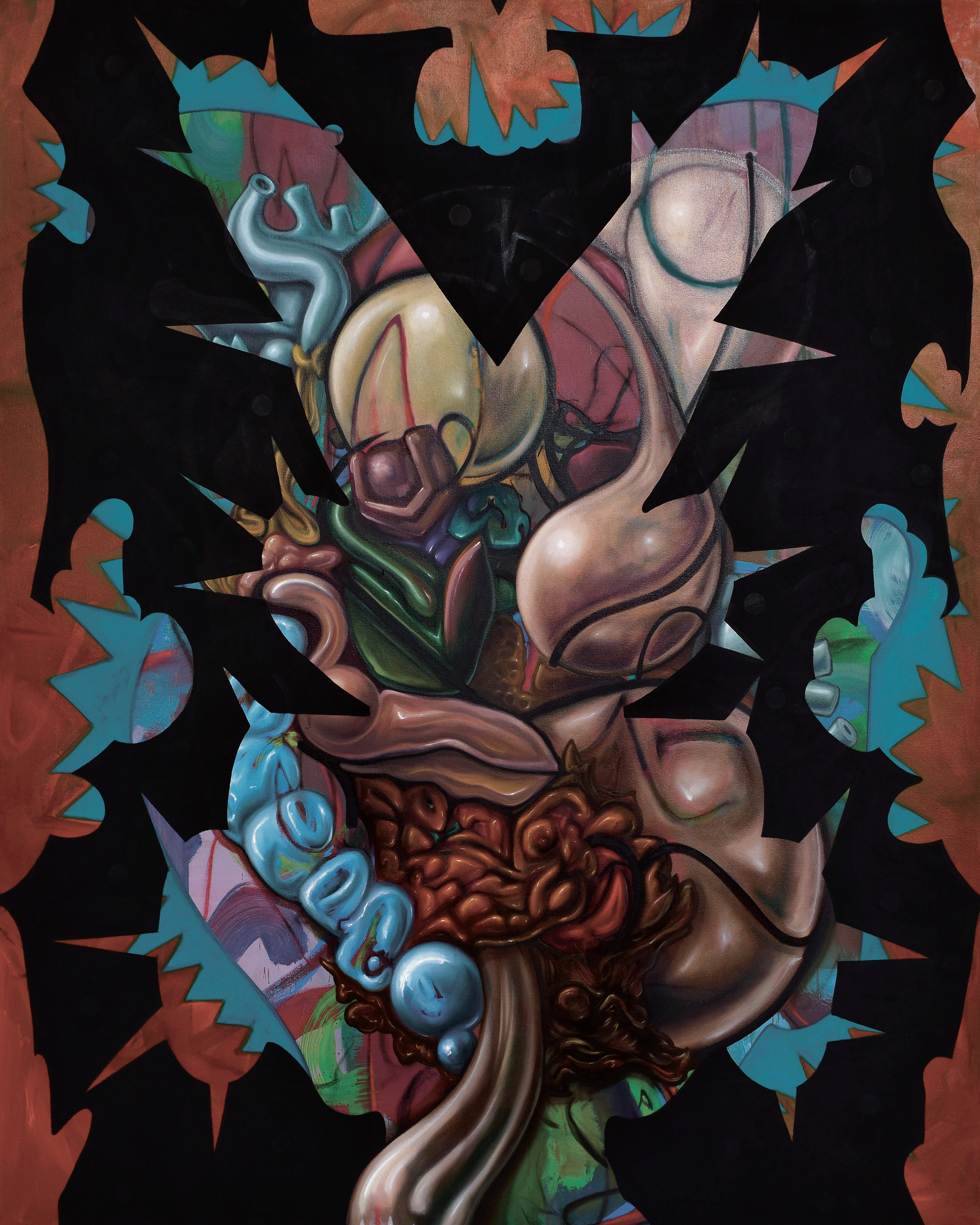 Magicae lepus (Magic Rabbit), 2024, 60”x72”