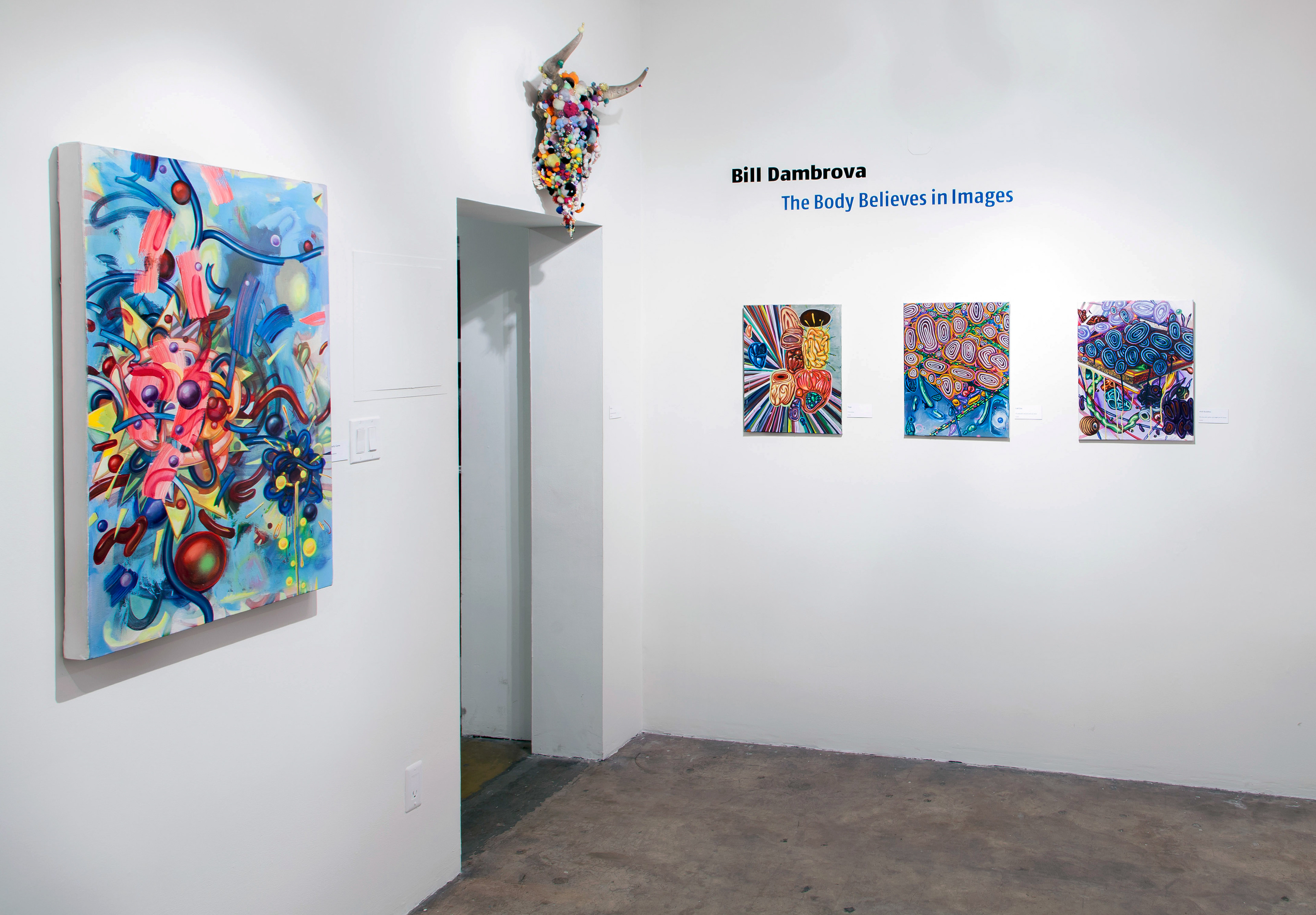 My first ever Solo Show. The Body Believes in Images at Eye Lounge in 2013  ©Sean Deckert