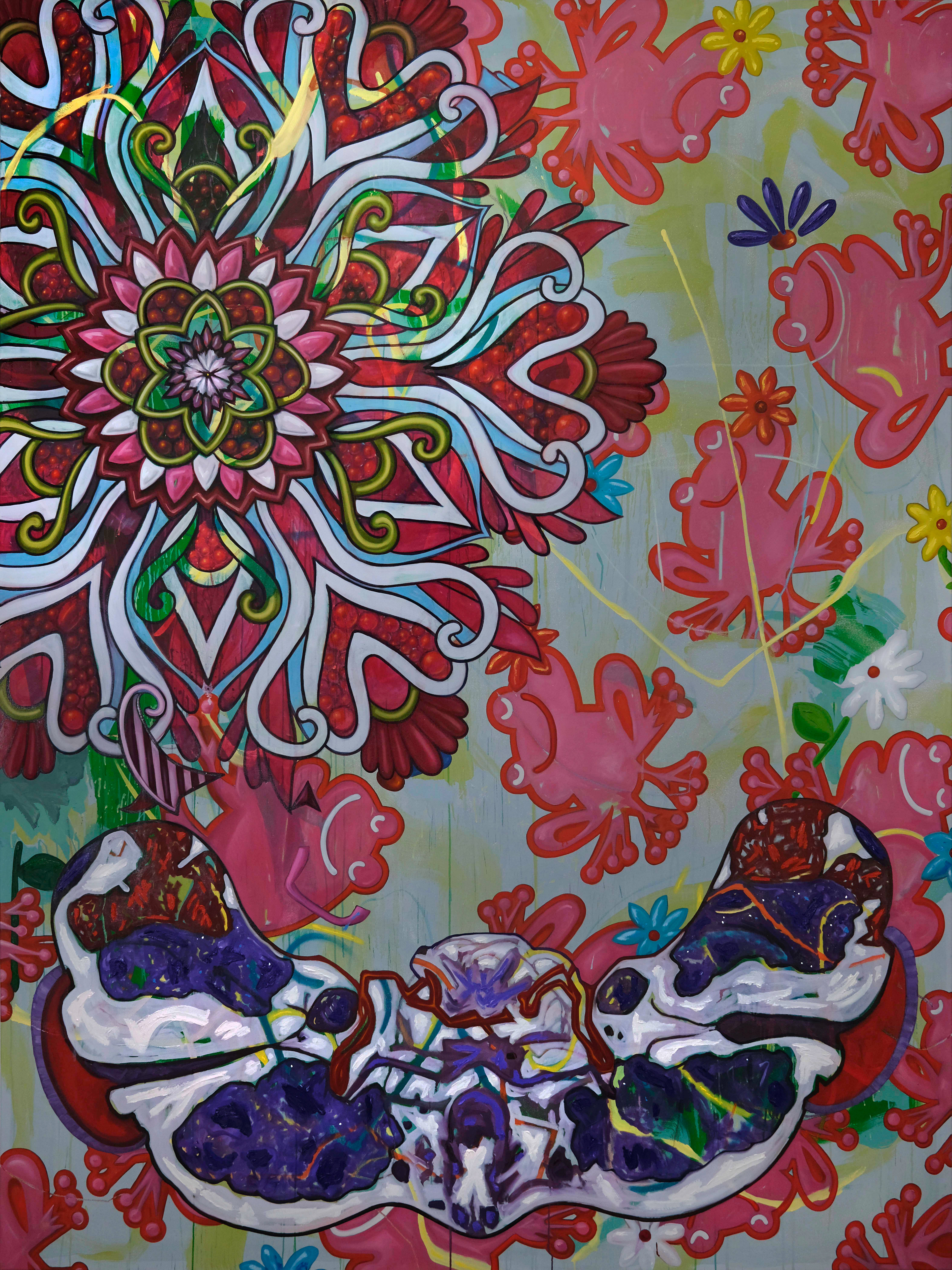Touch Me to Begin, 2021, 84”x112”