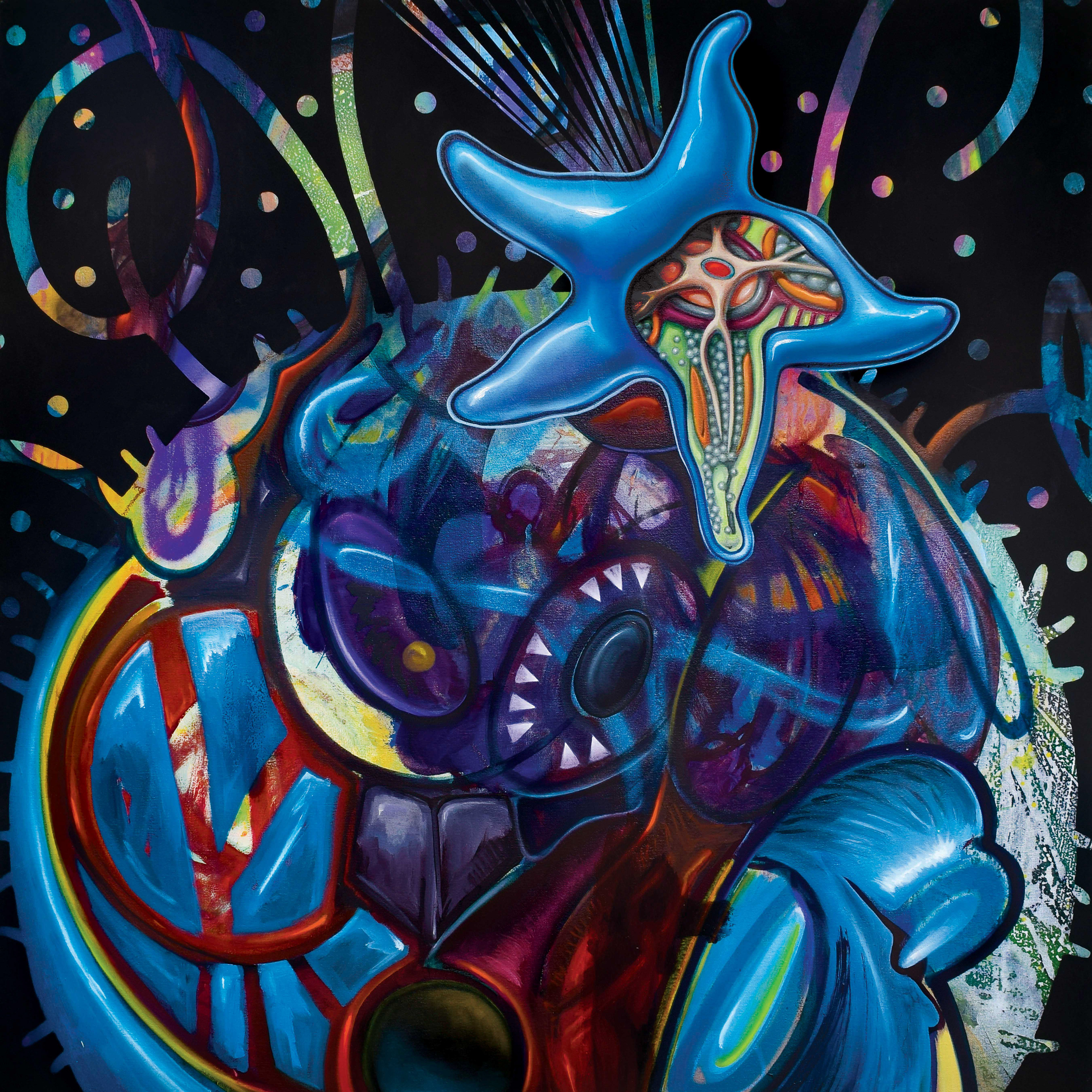 Positive Contact, 2023, 36”x36”