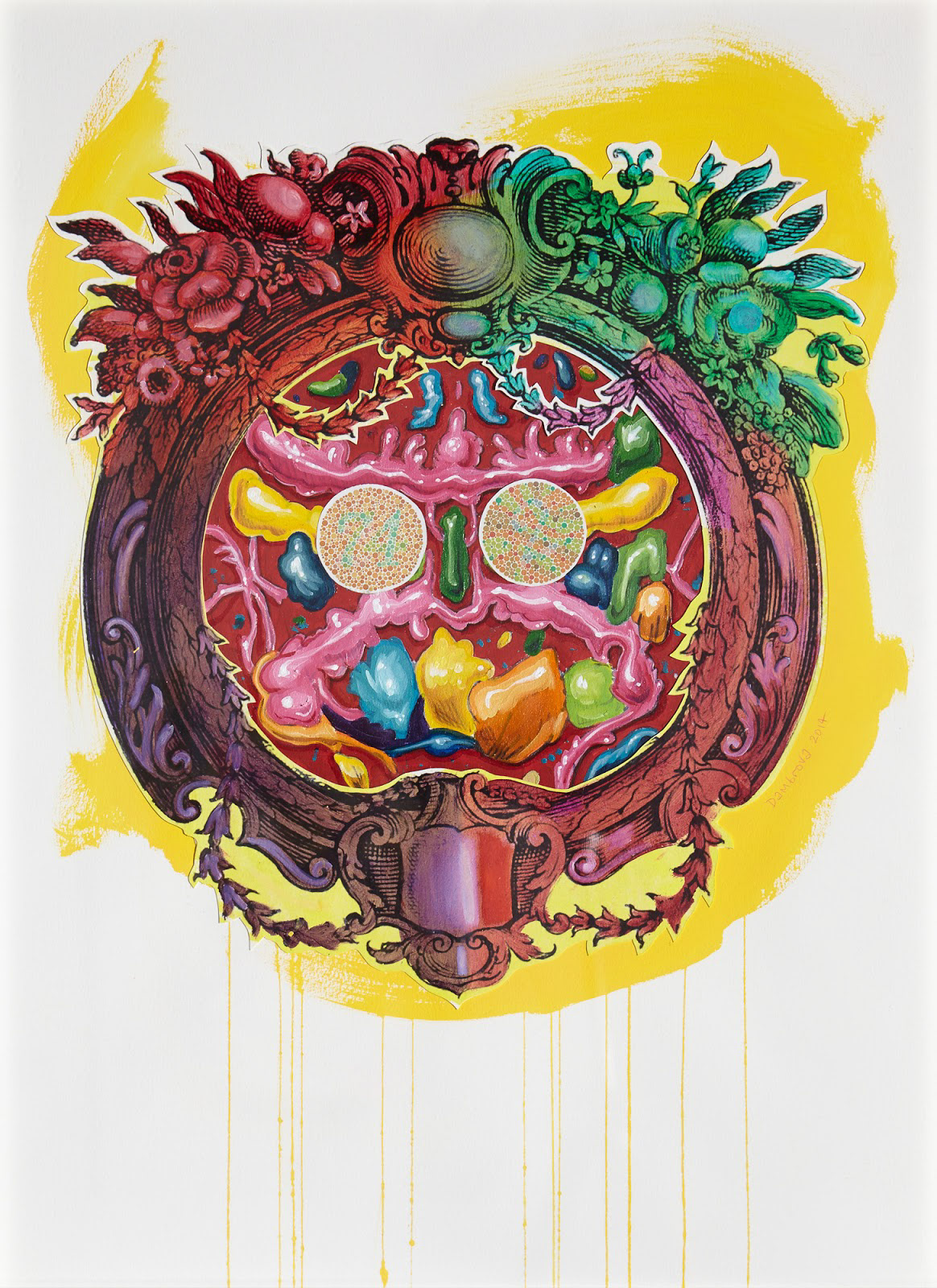 Coronal Vortex, 2015, 22" x 30"