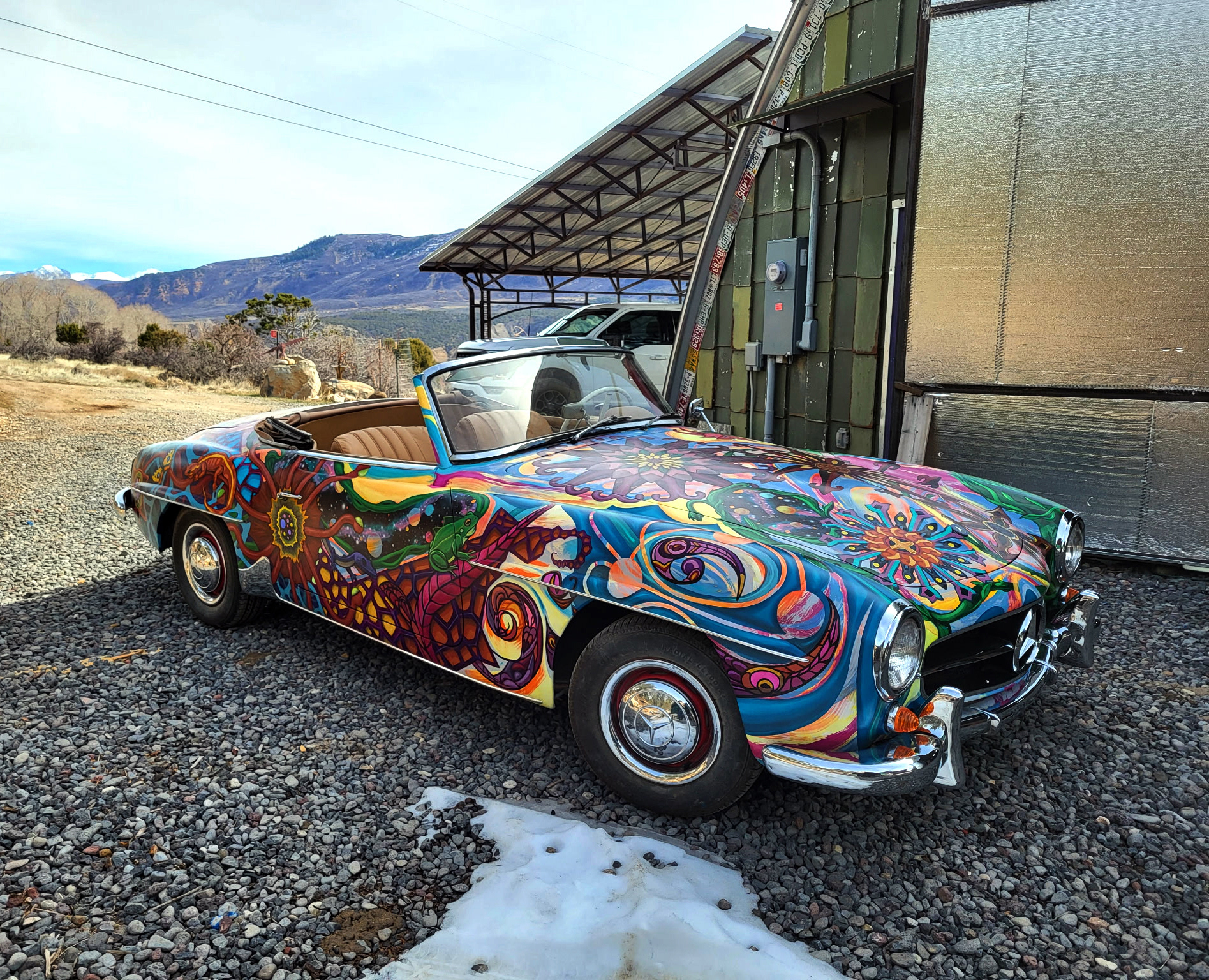 "Celestial Carnival" 1956 Mercedes 190SL